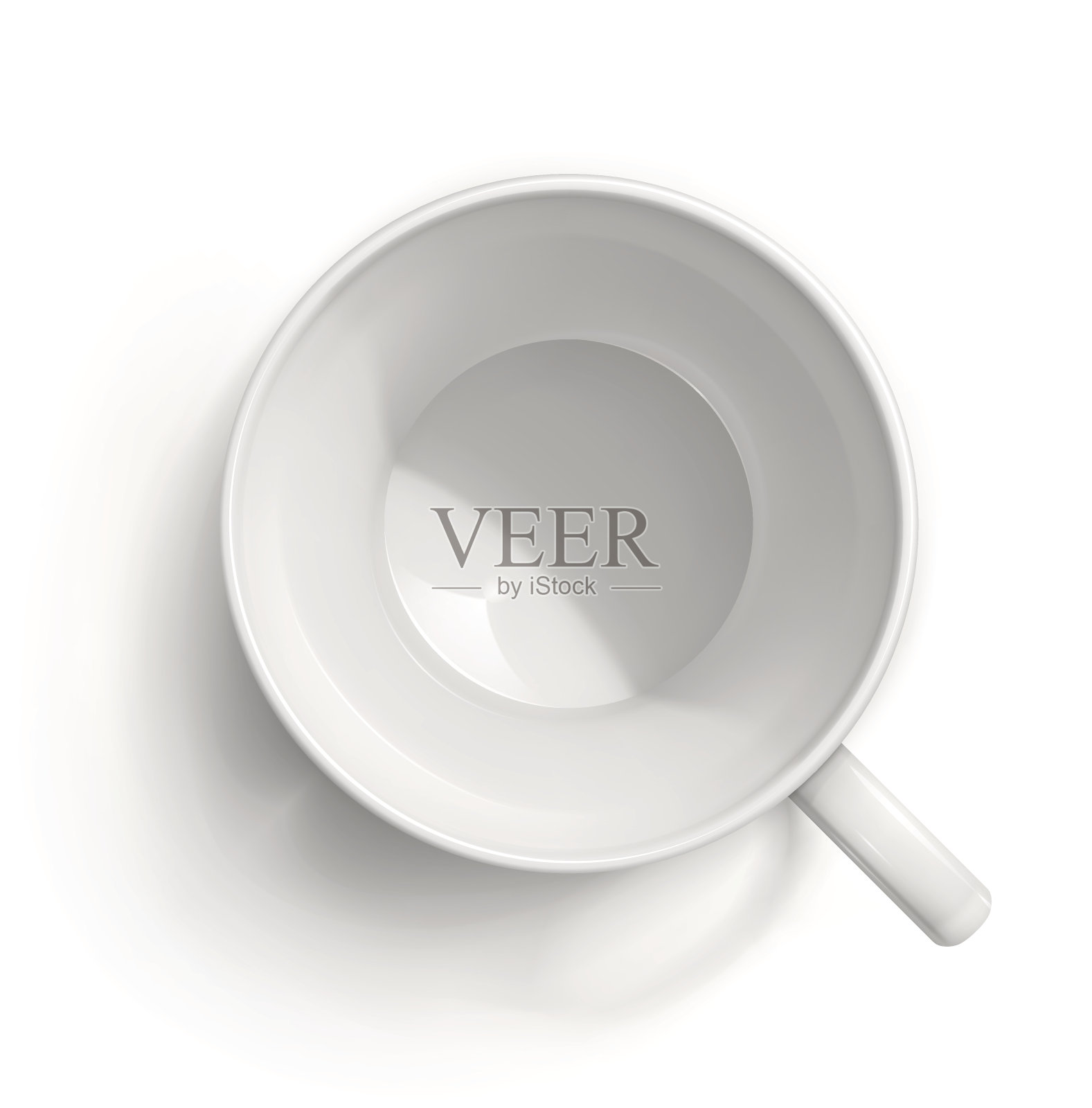 白色的咖啡杯设计元素图片