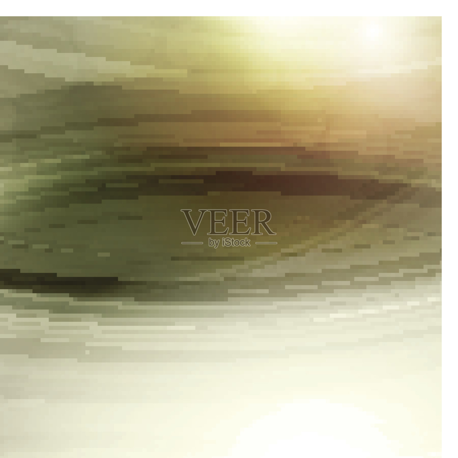 现代浅绿色背景插画图片素材