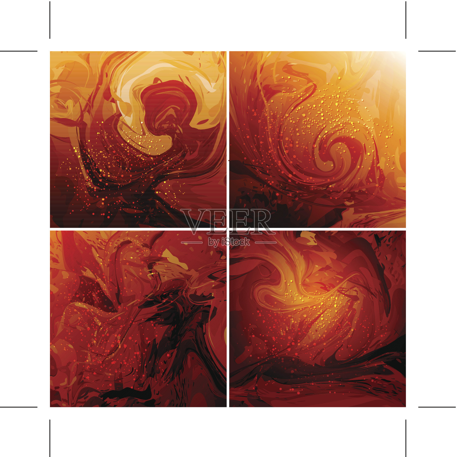 抽象背景集插画图片素材