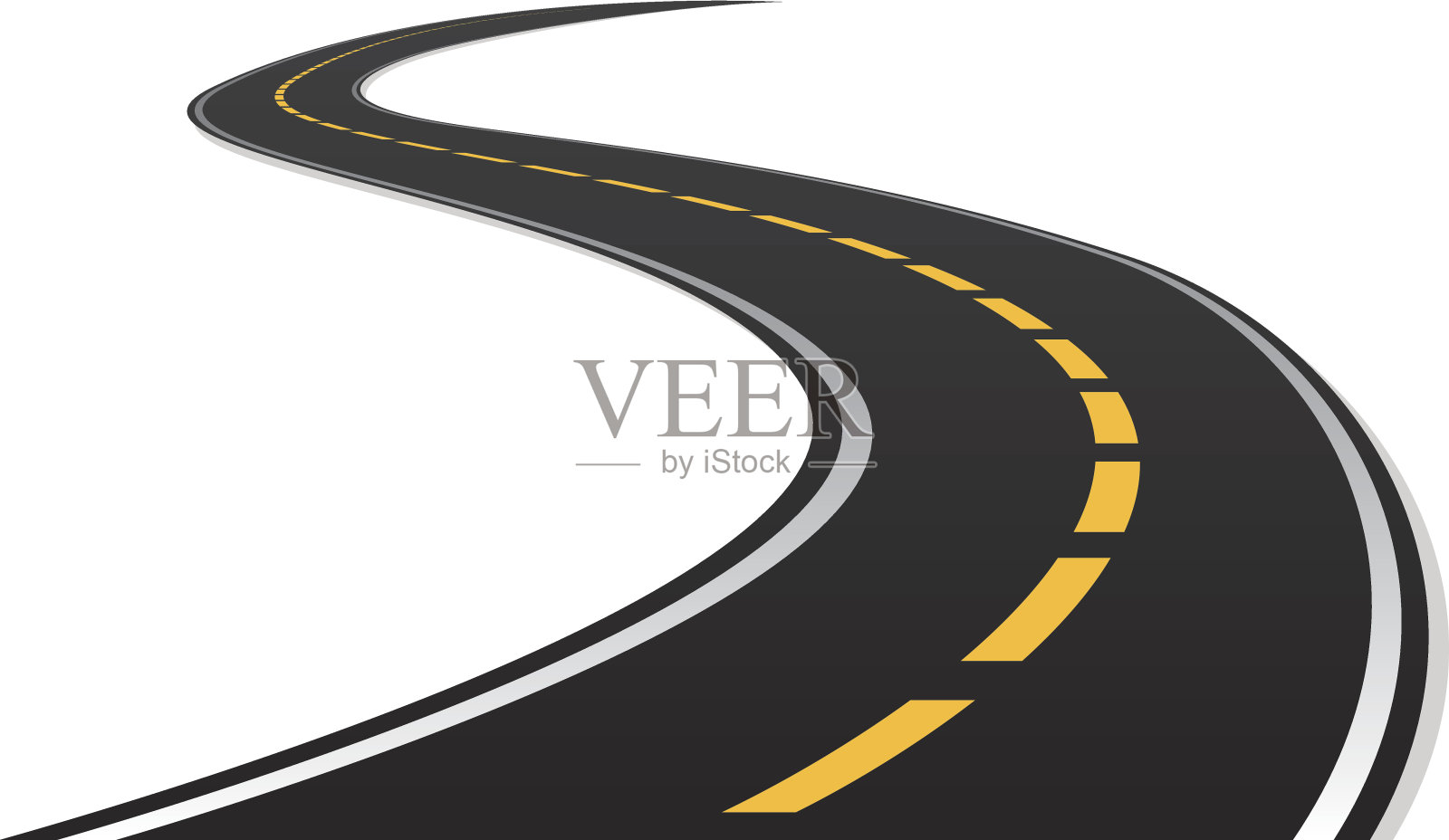 s曲线道路设计元素图片