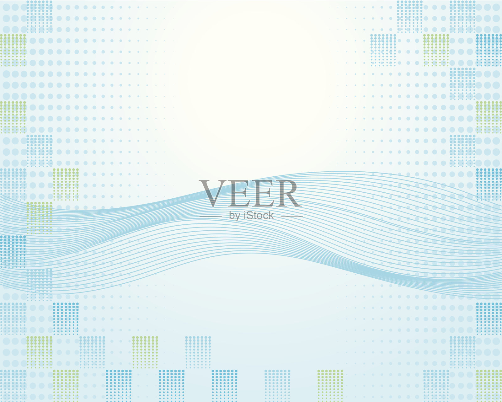 蓝色背景插画图片素材