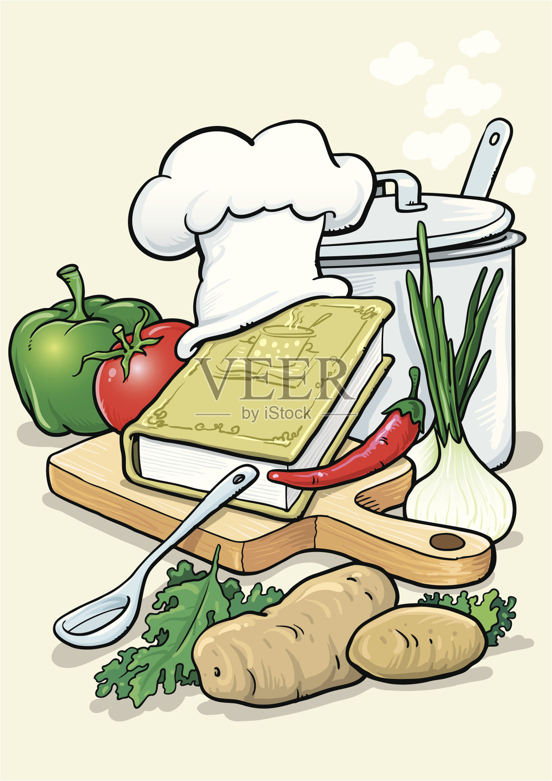 厨房插画图片素材