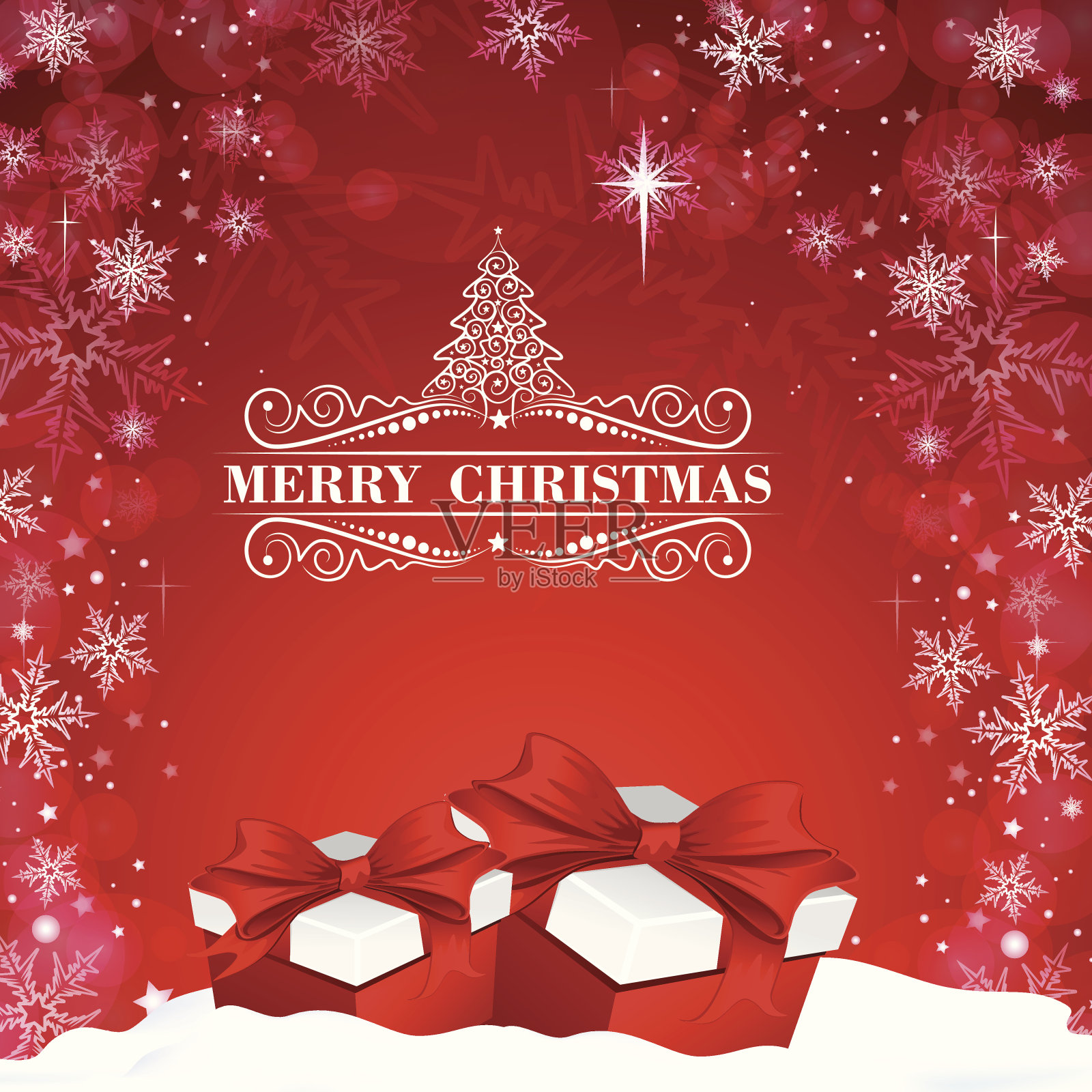 圣诞礼物设计模板素材