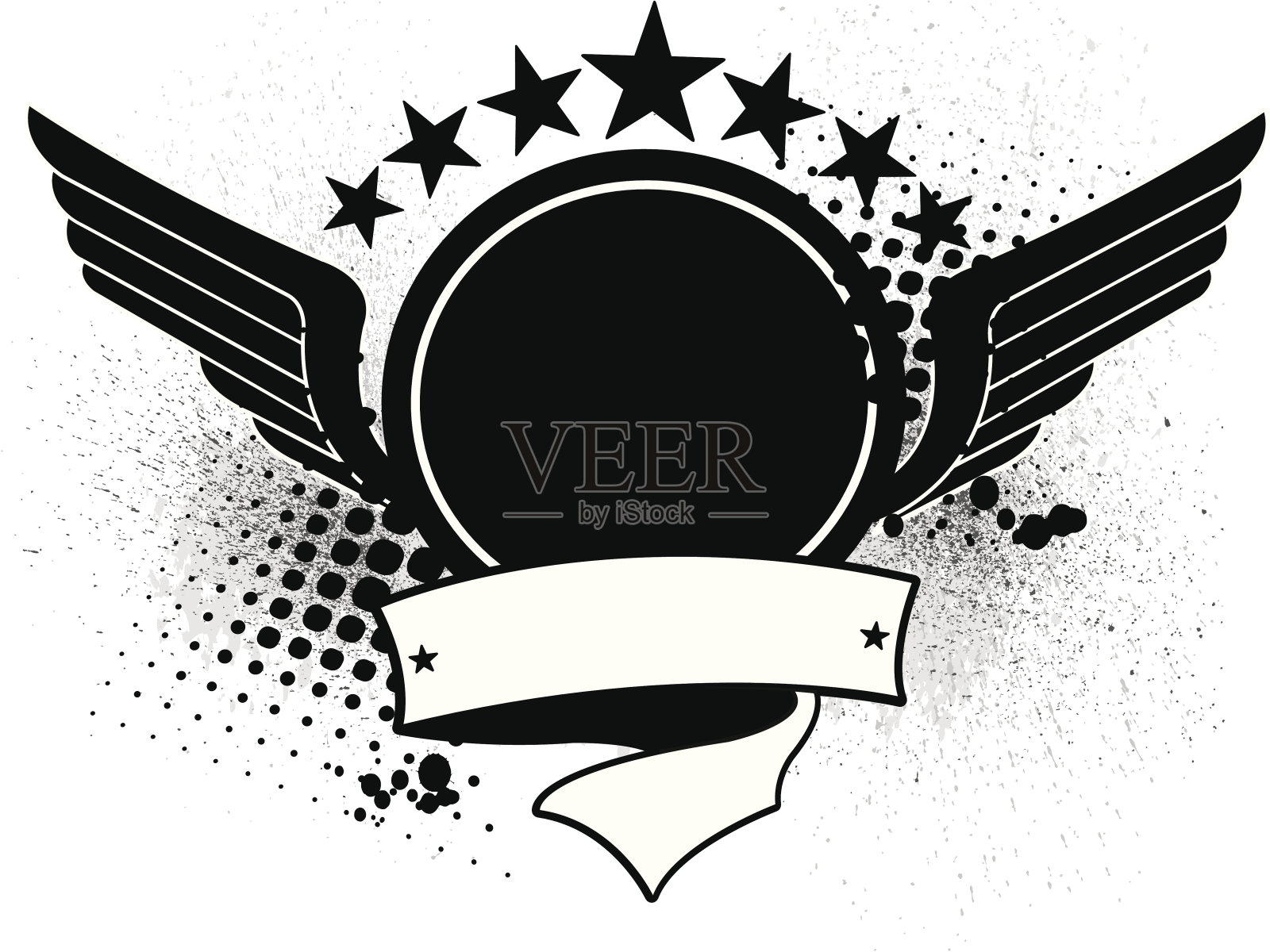 运动或赛车Grunge图形插画图片素材