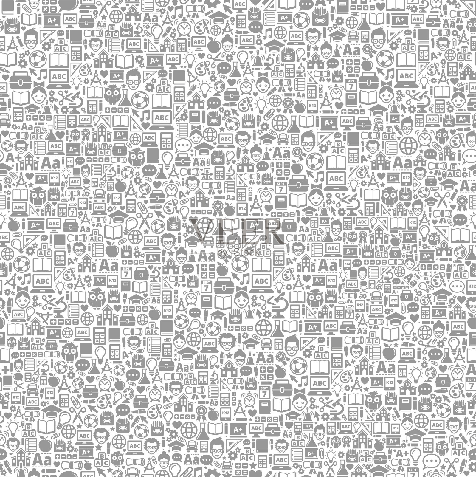 教育、学校和教育插画图片素材