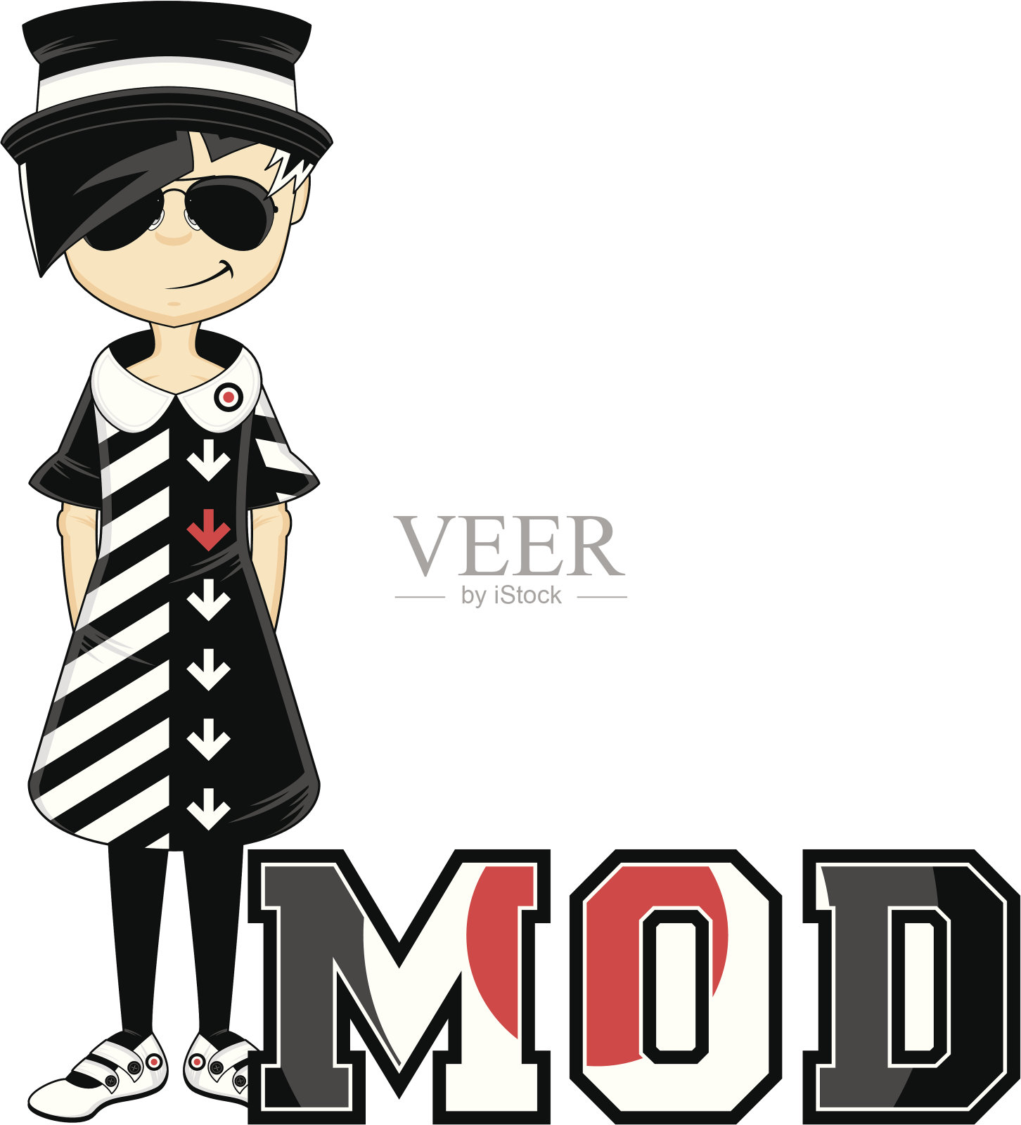 Mod学习阅读插图设计元素图片