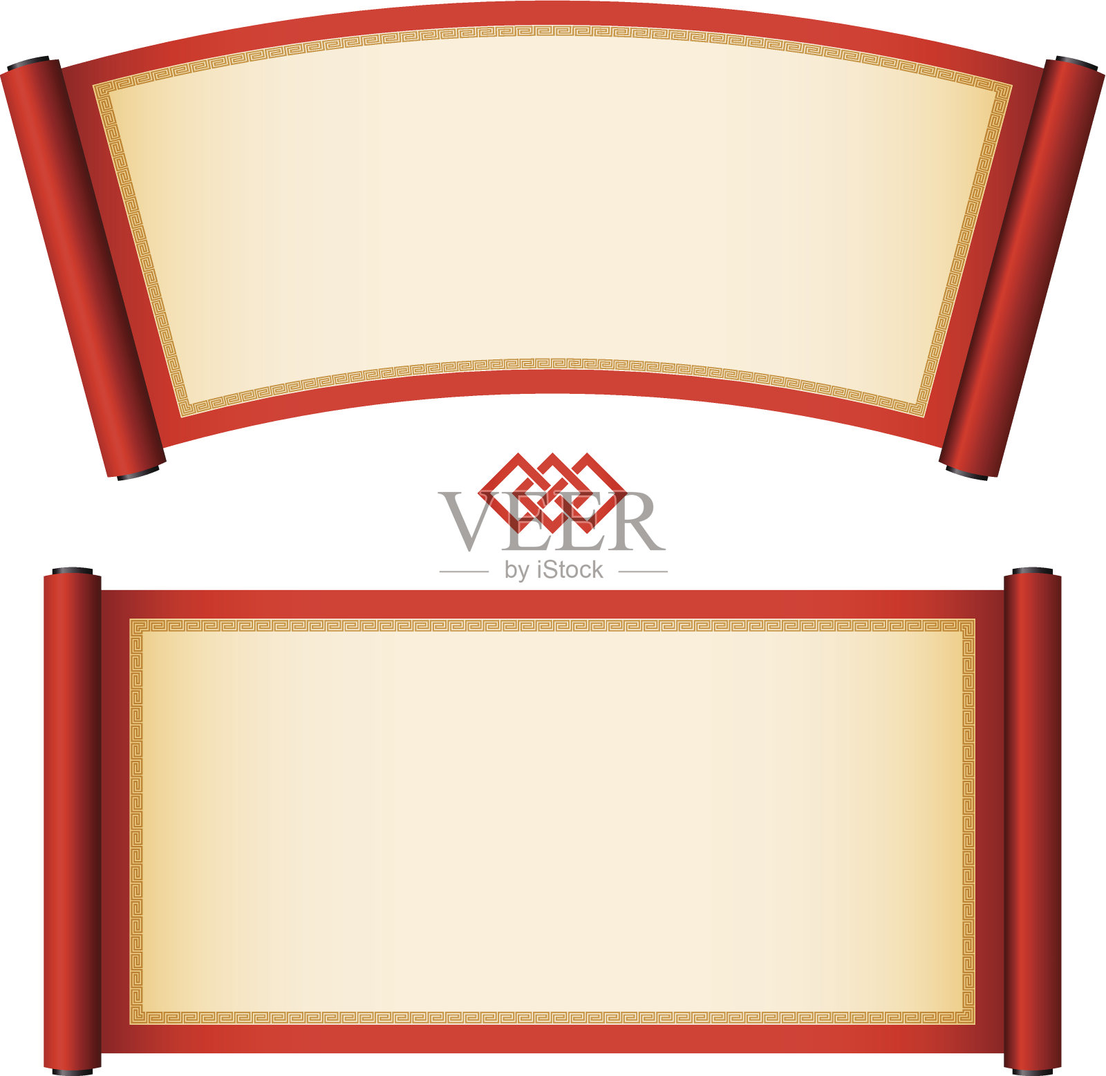 中国滚动插画图片素材