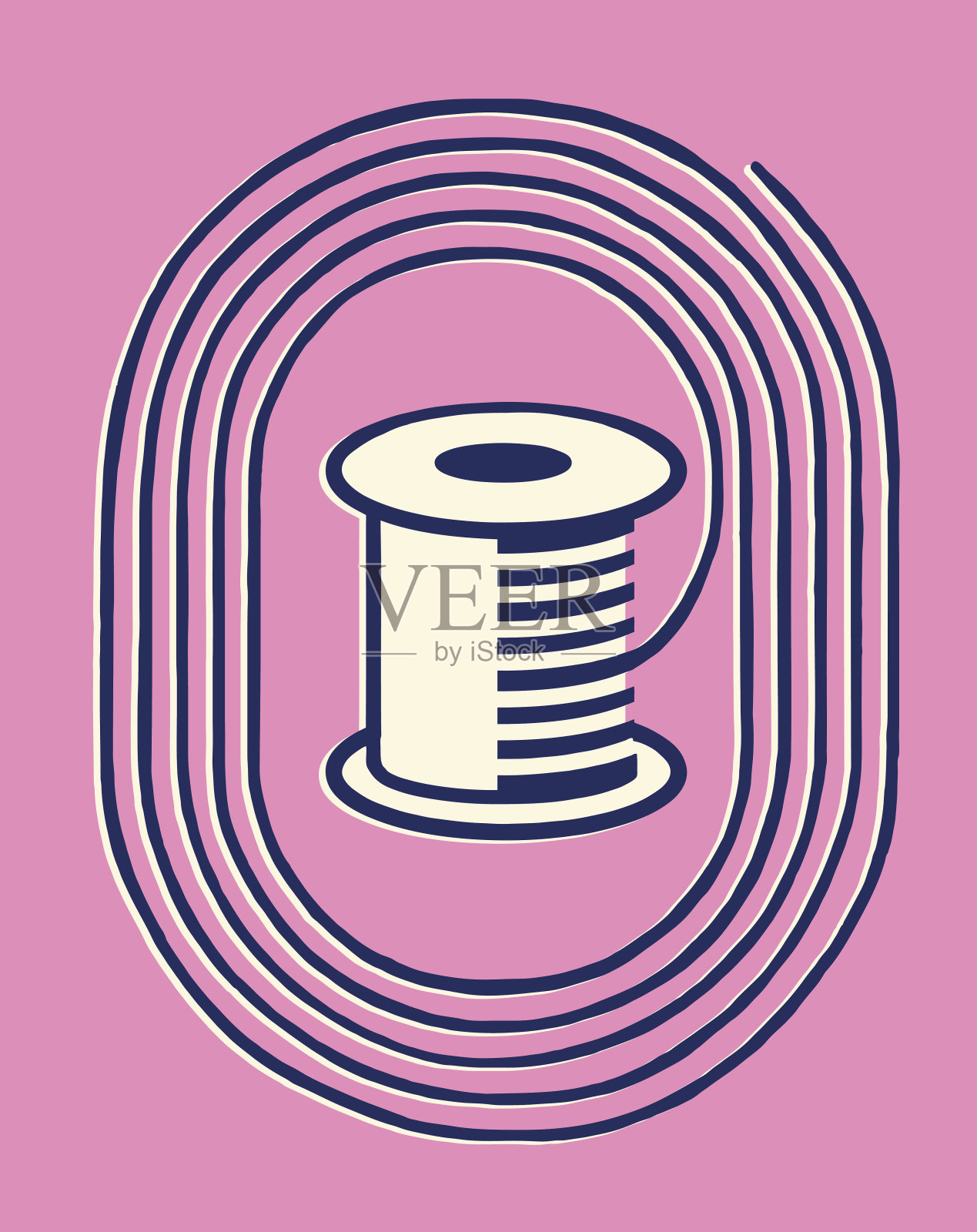 轴的线插画图片素材