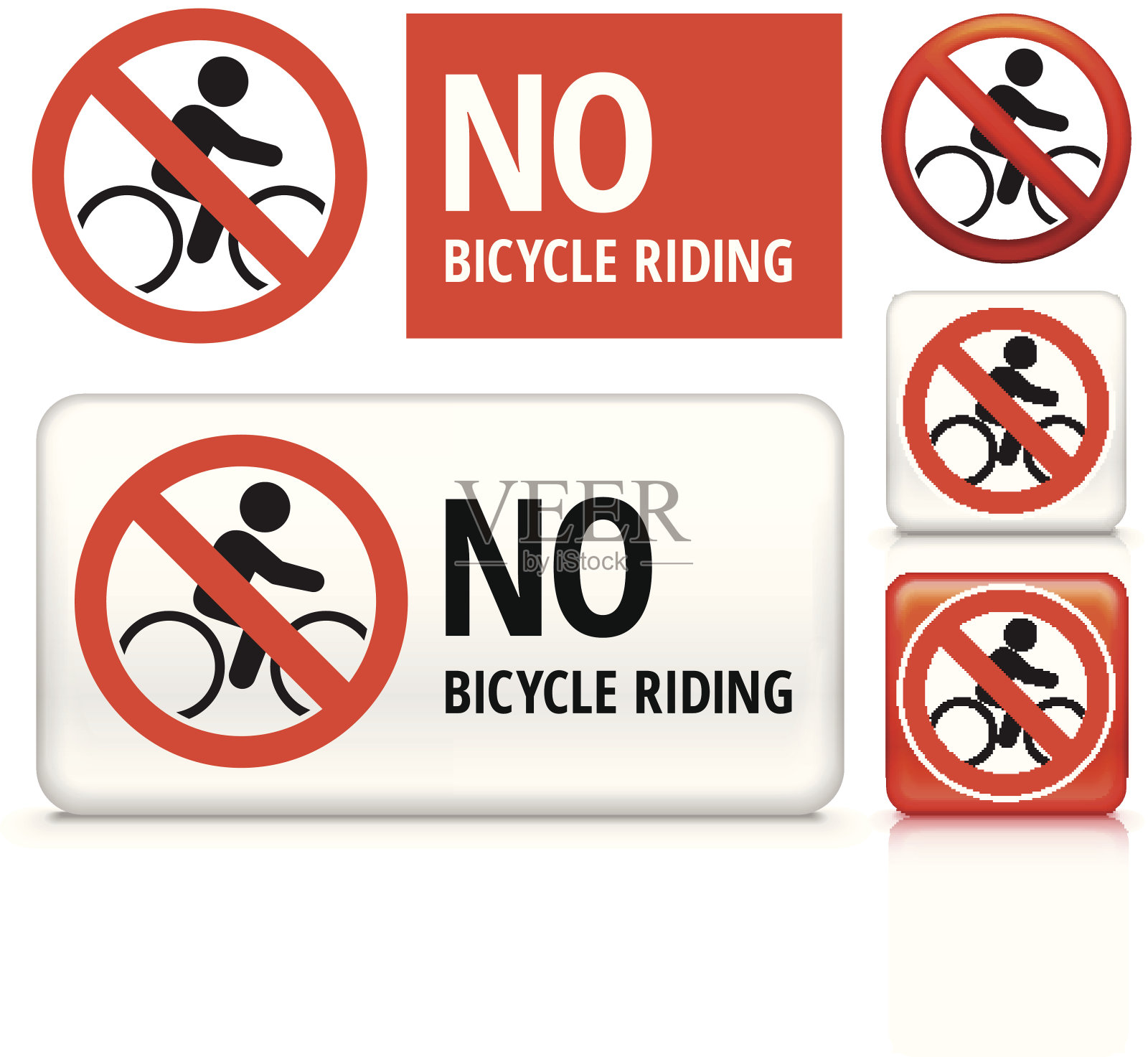 没有自行车骑版税免费矢量艺术按钮插画图片素材