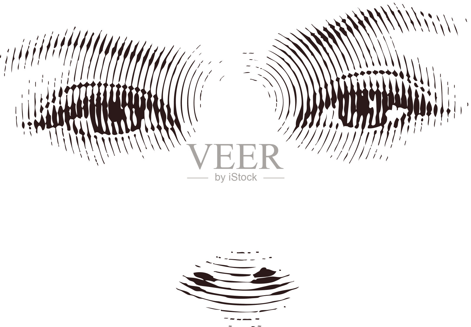 富有表现力的眼睛插画图片素材