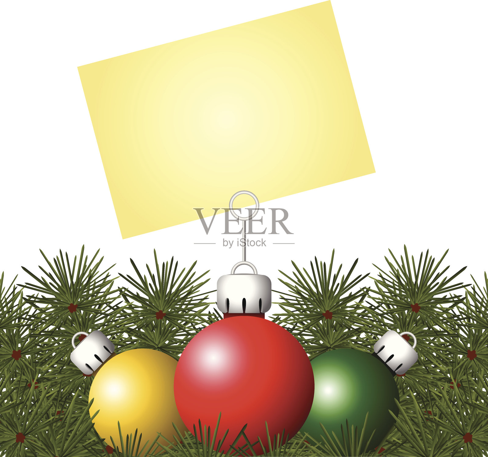 圣诞节来了! !插画图片素材