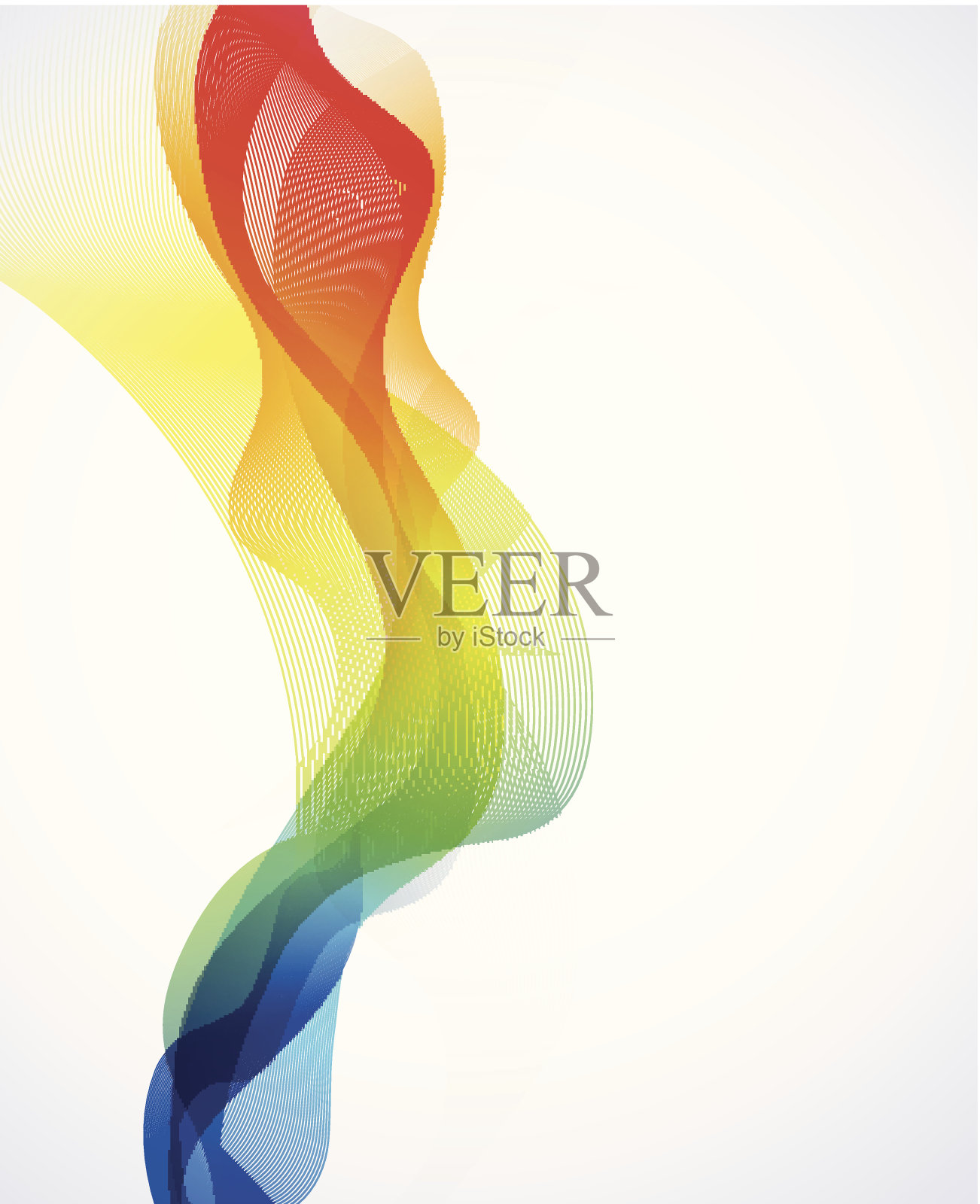 抽象的线条插画图片素材