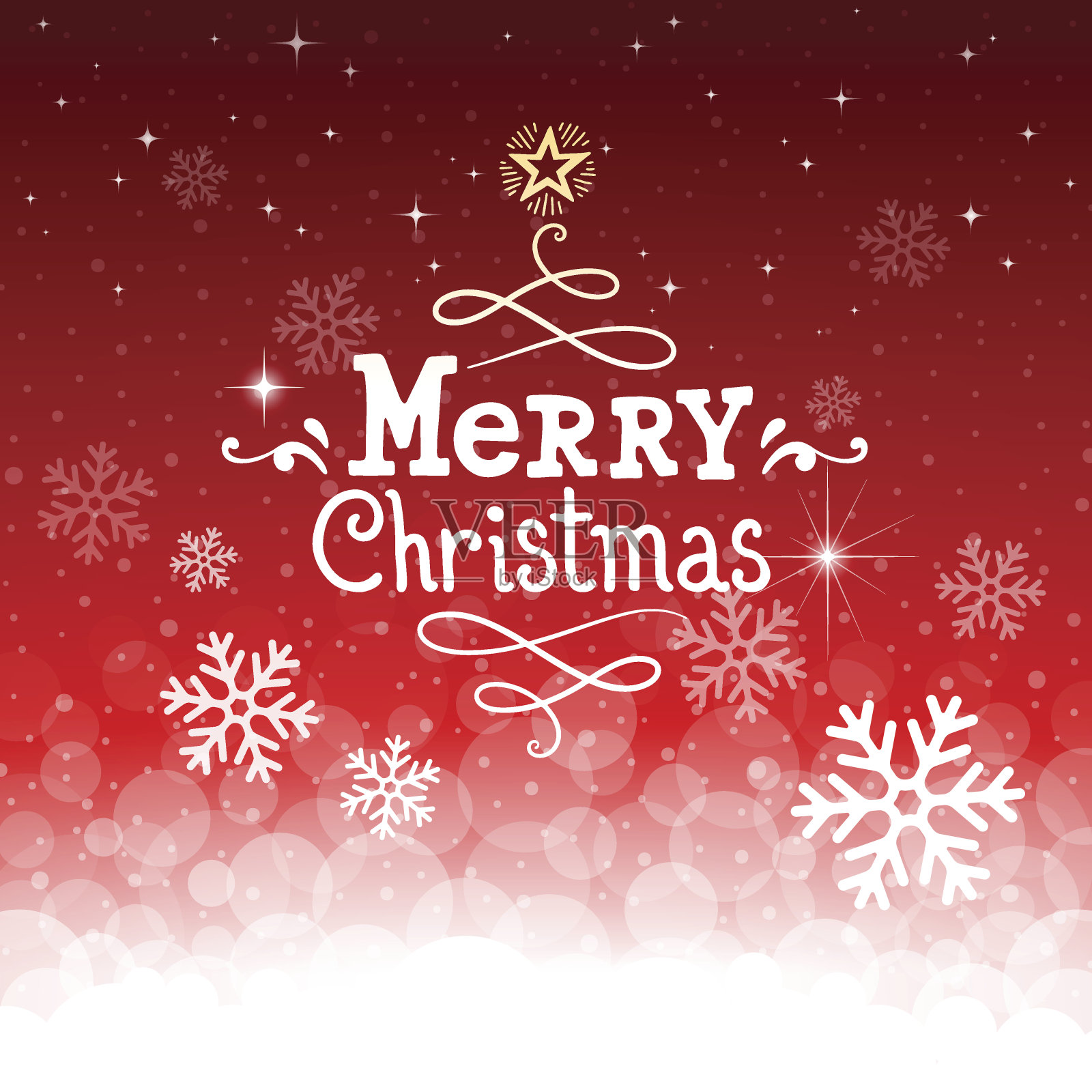 圣诞节的背景插画图片素材