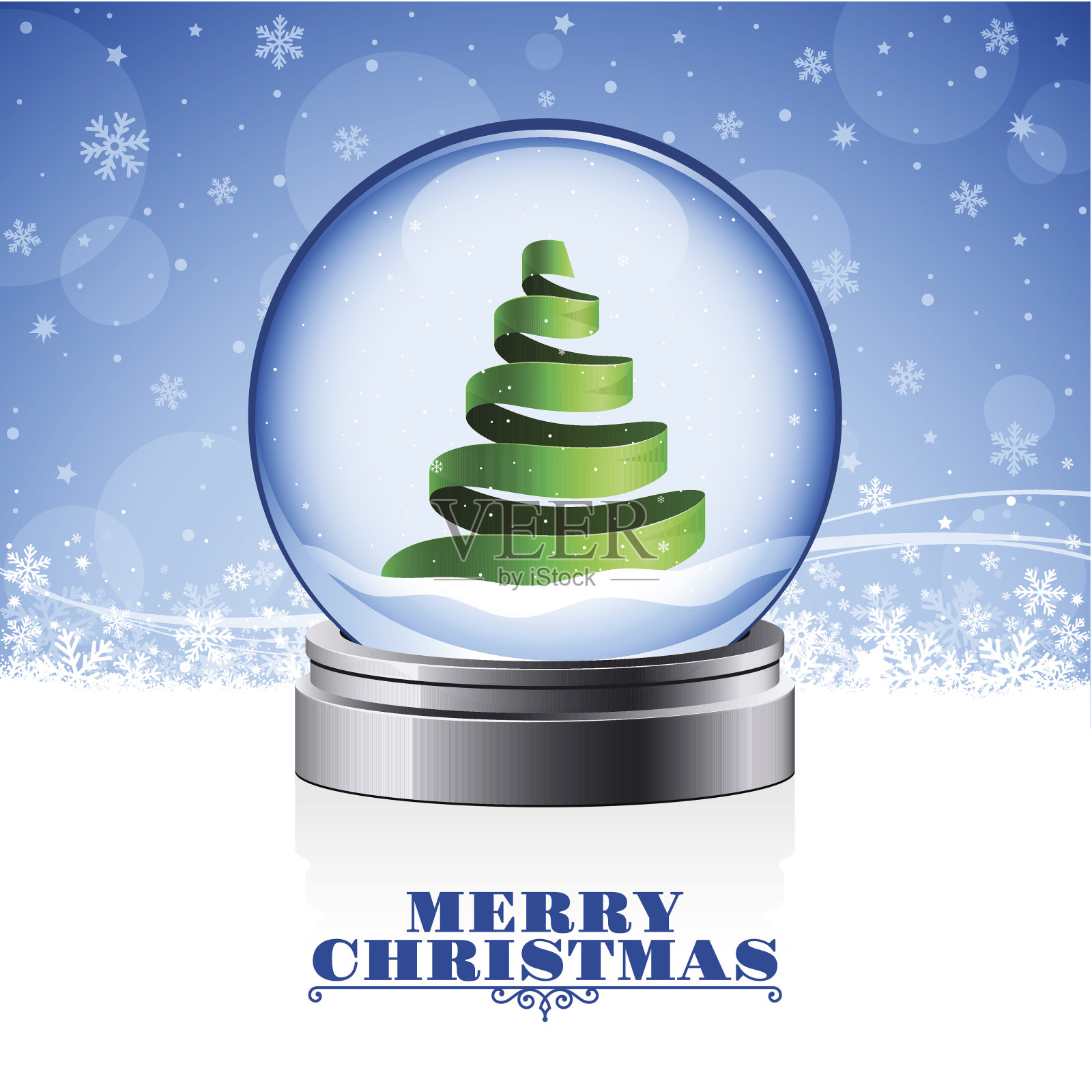 圣诞贺卡插画图片素材