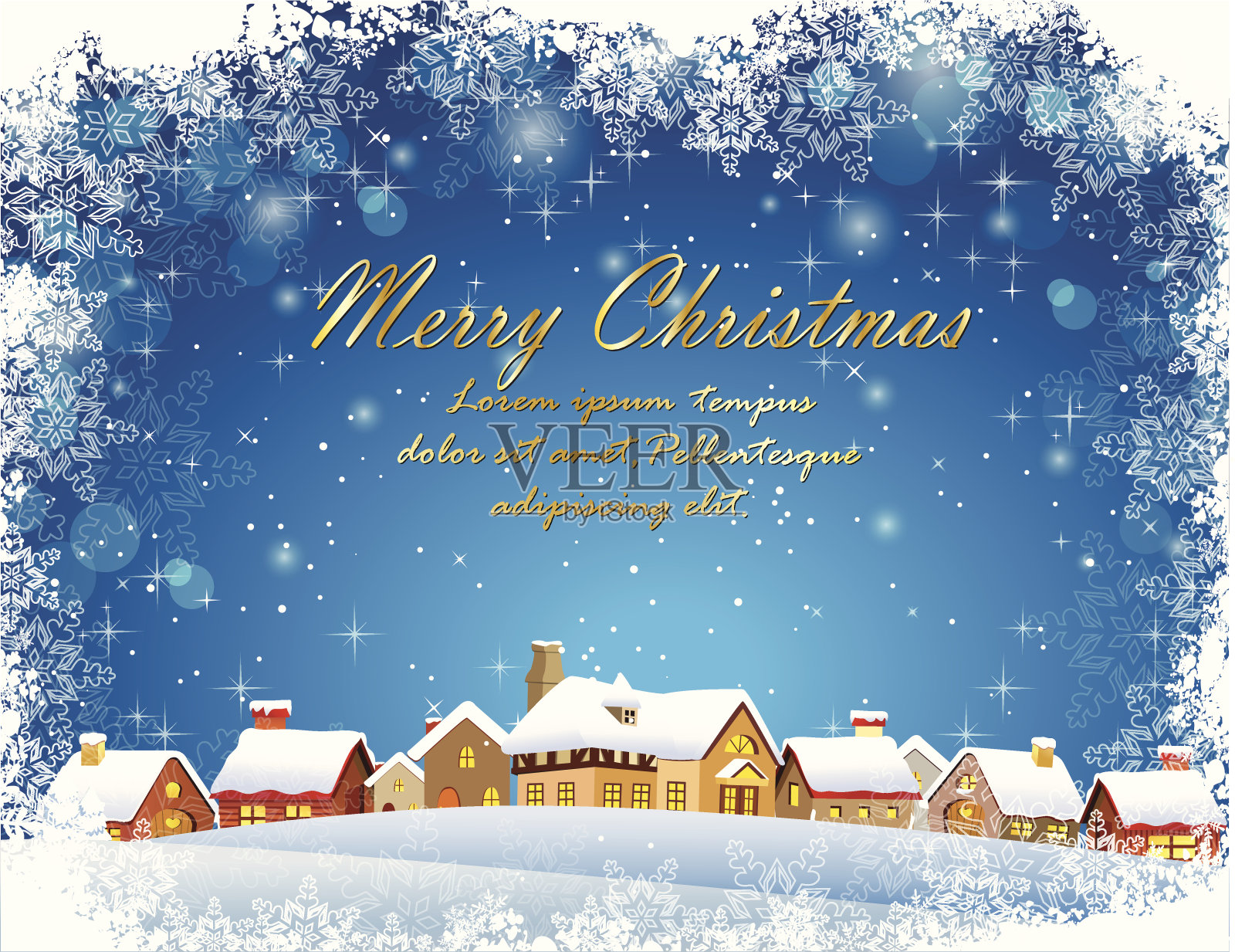 圣诞节的背景设计模板素材