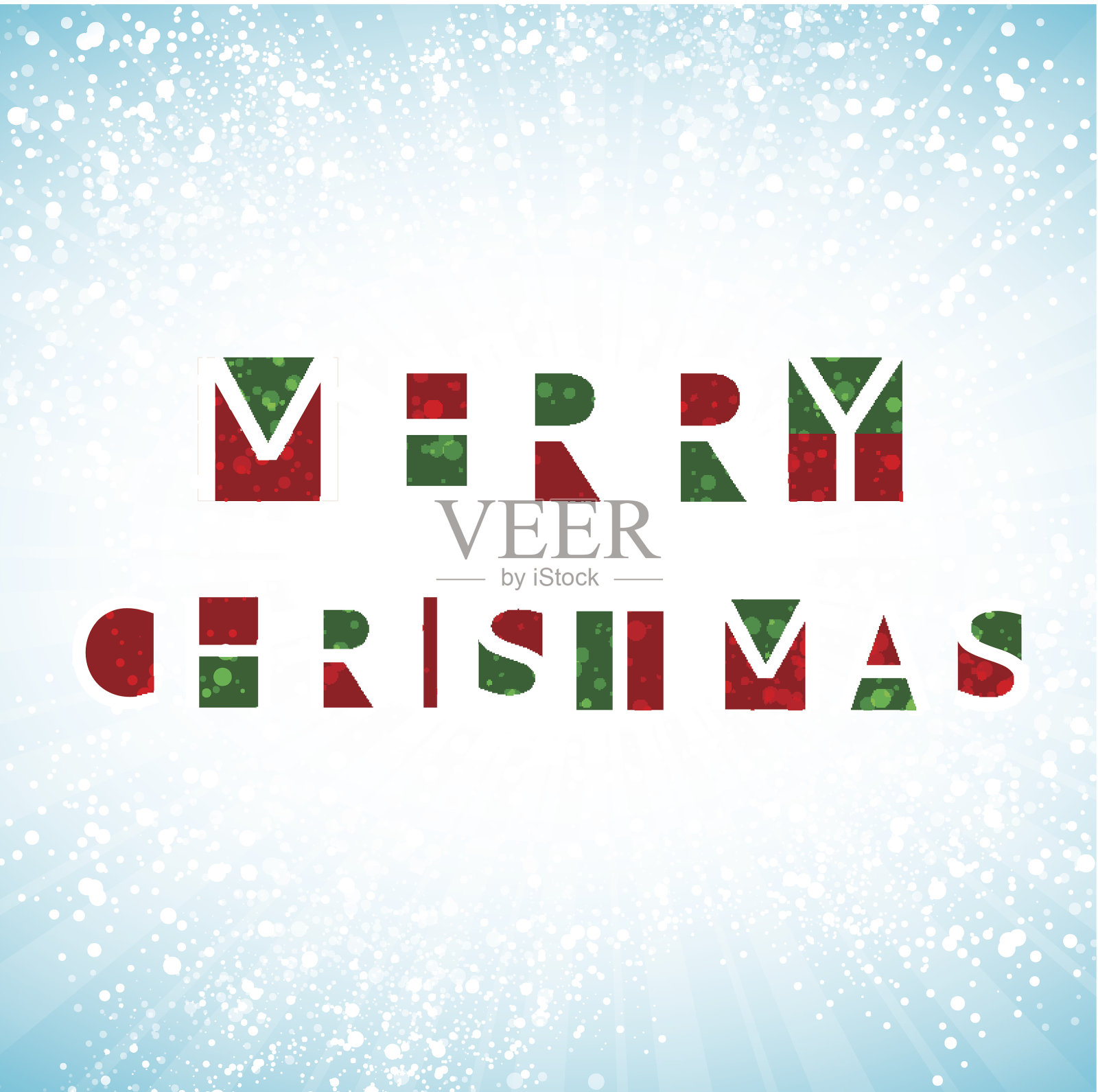 抽象的圣诞背景插画图片素材