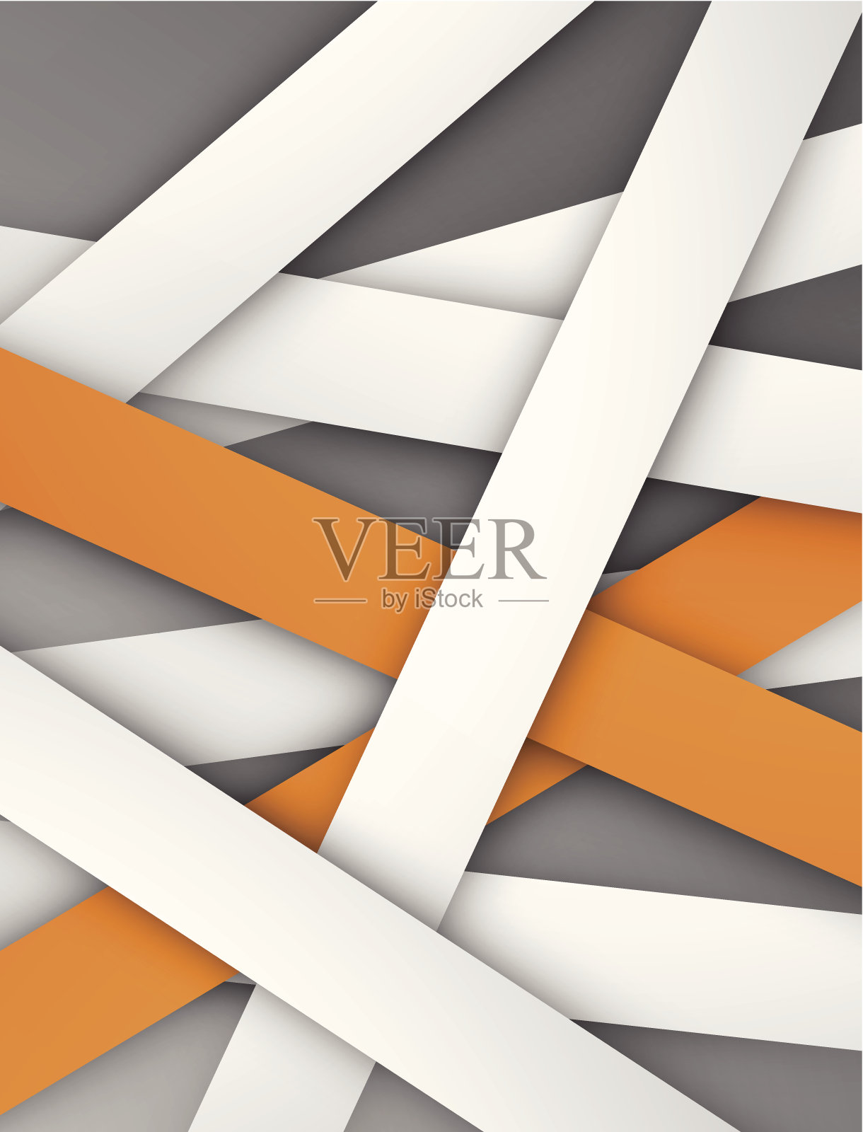 抽象的线条插画图片素材