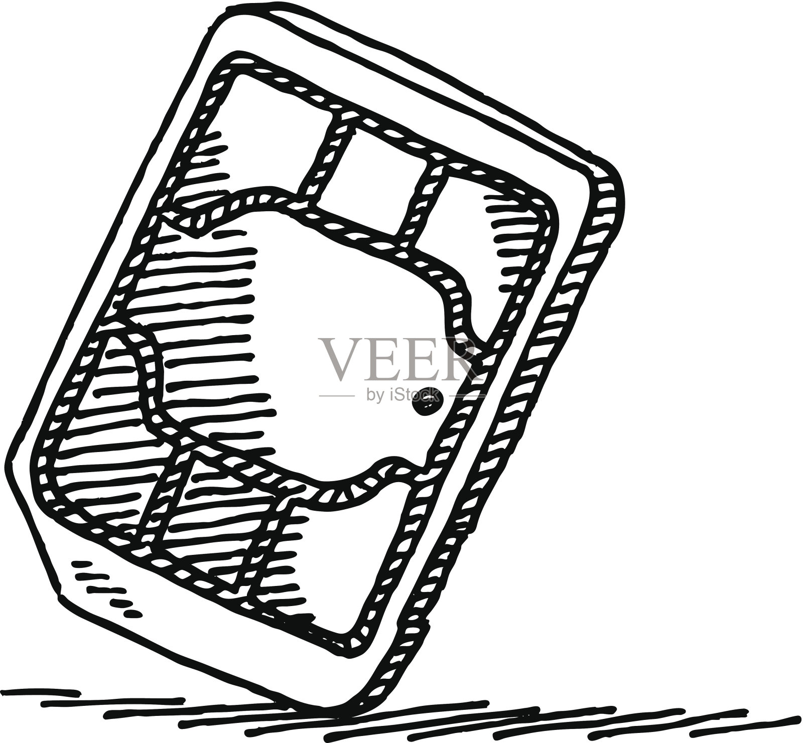 Nano SIM卡绘制插画图片素材
