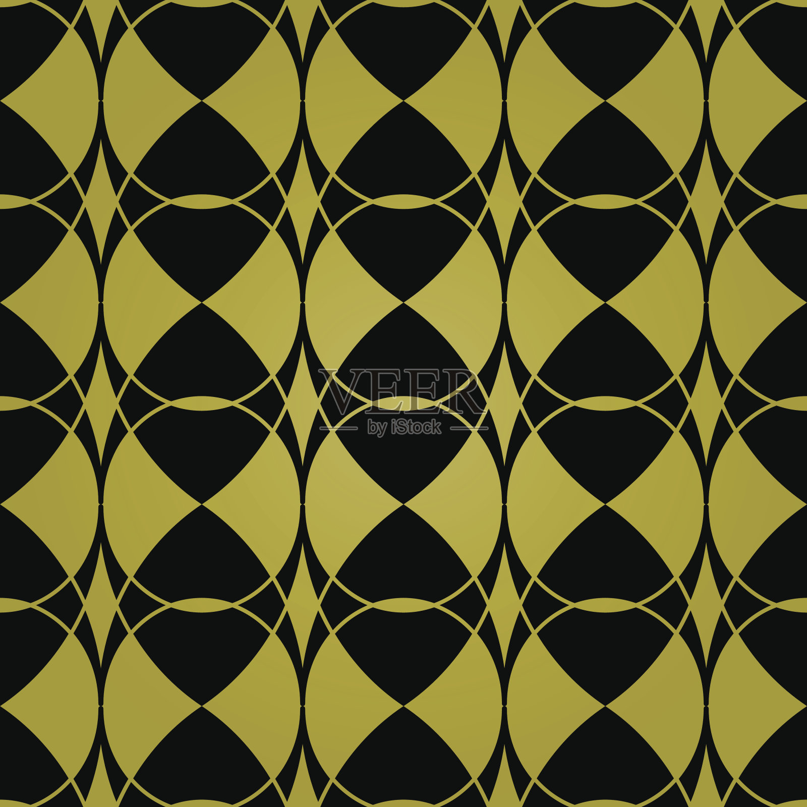 复古风格无缝墙纸插画图片素材