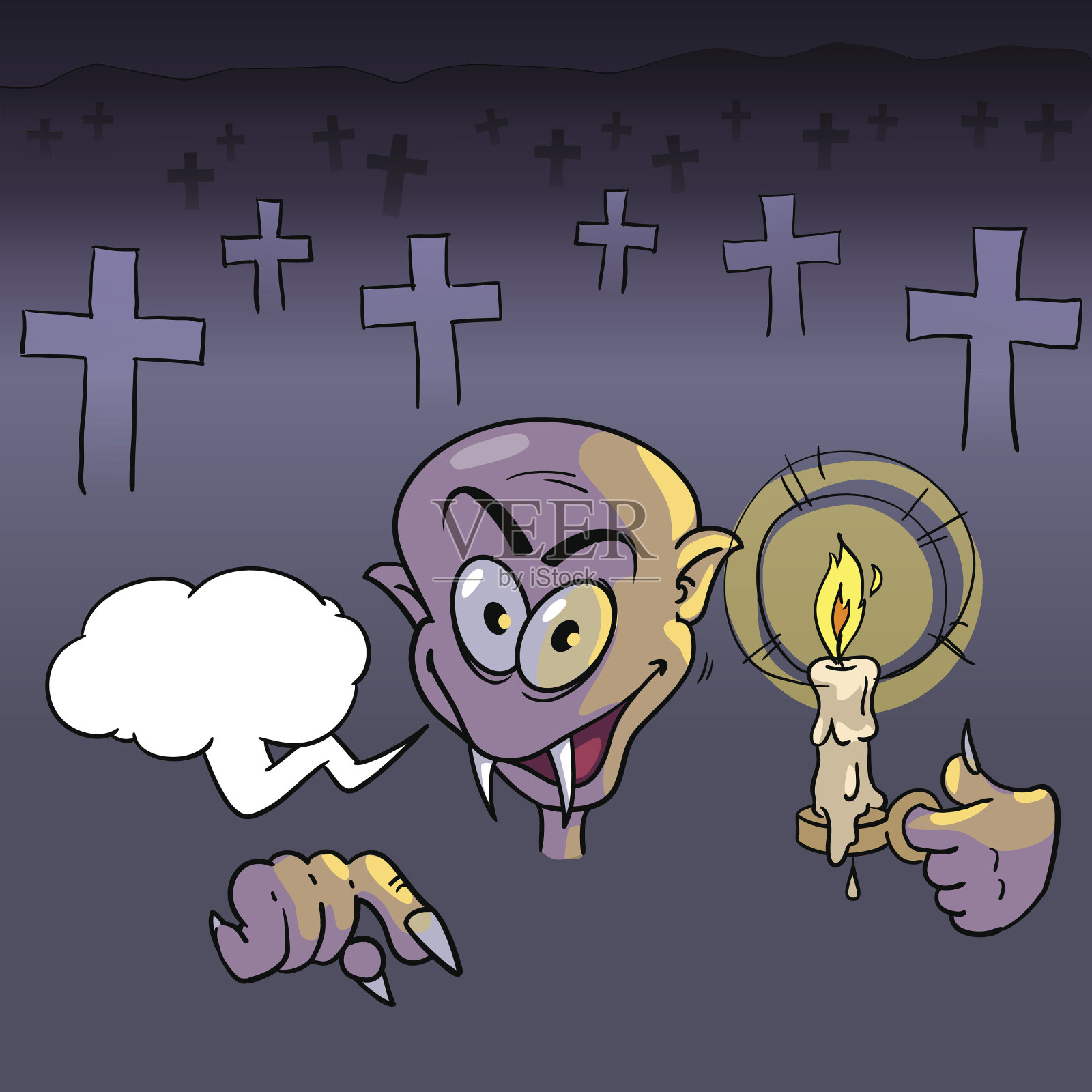 吸血鬼设计元素图片