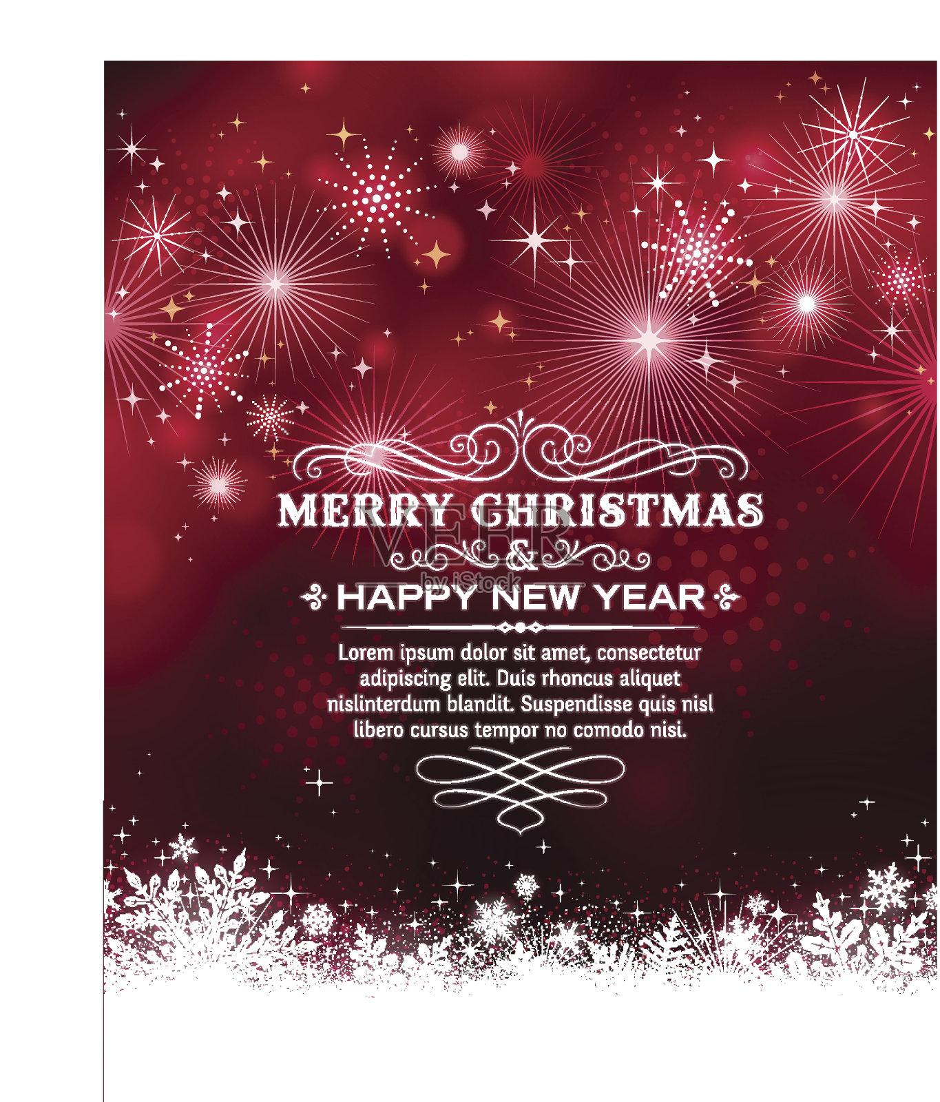 圣诞节的背景设计模板素材