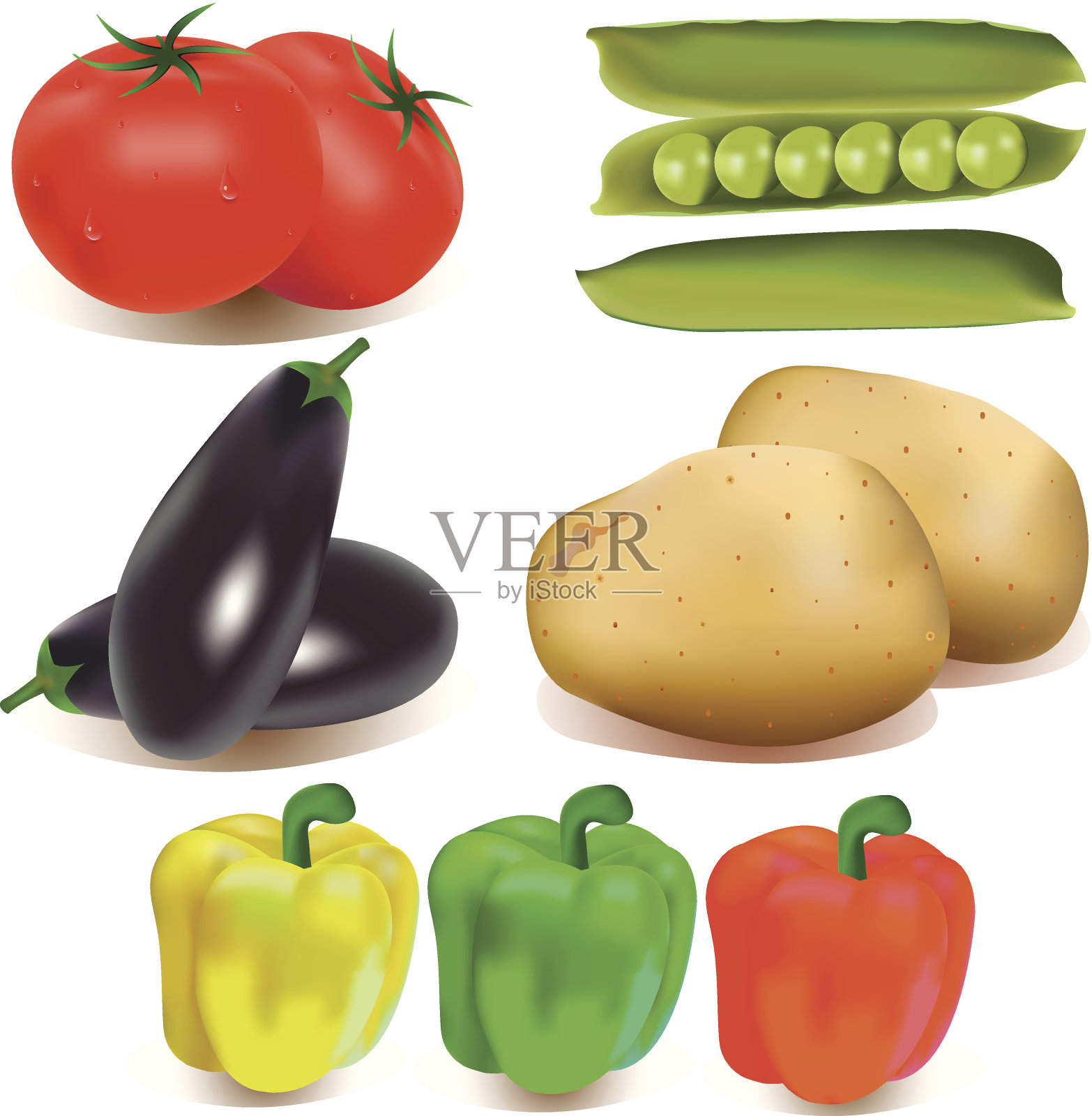 蔬菜插画图片素材