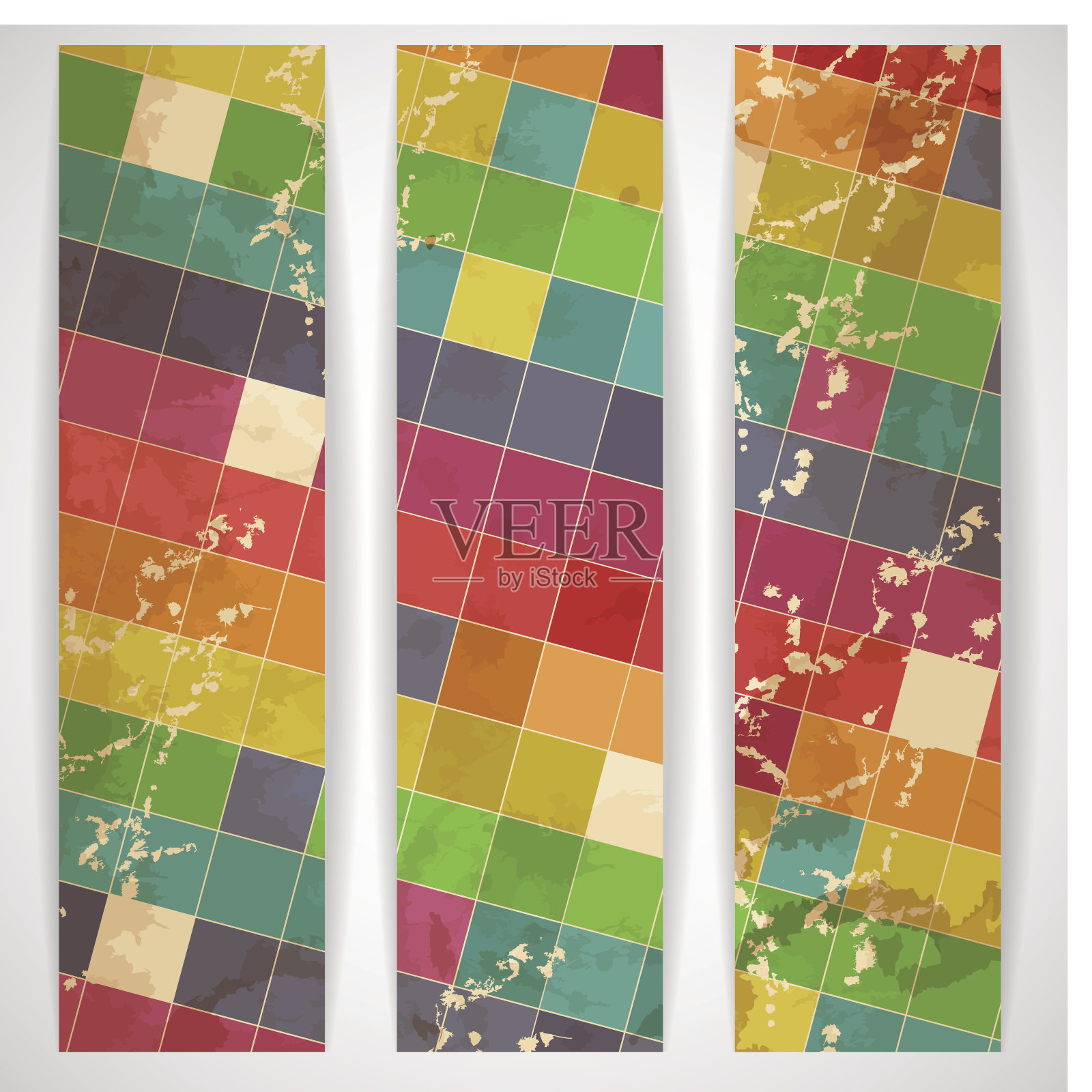 马赛克。插画图片素材