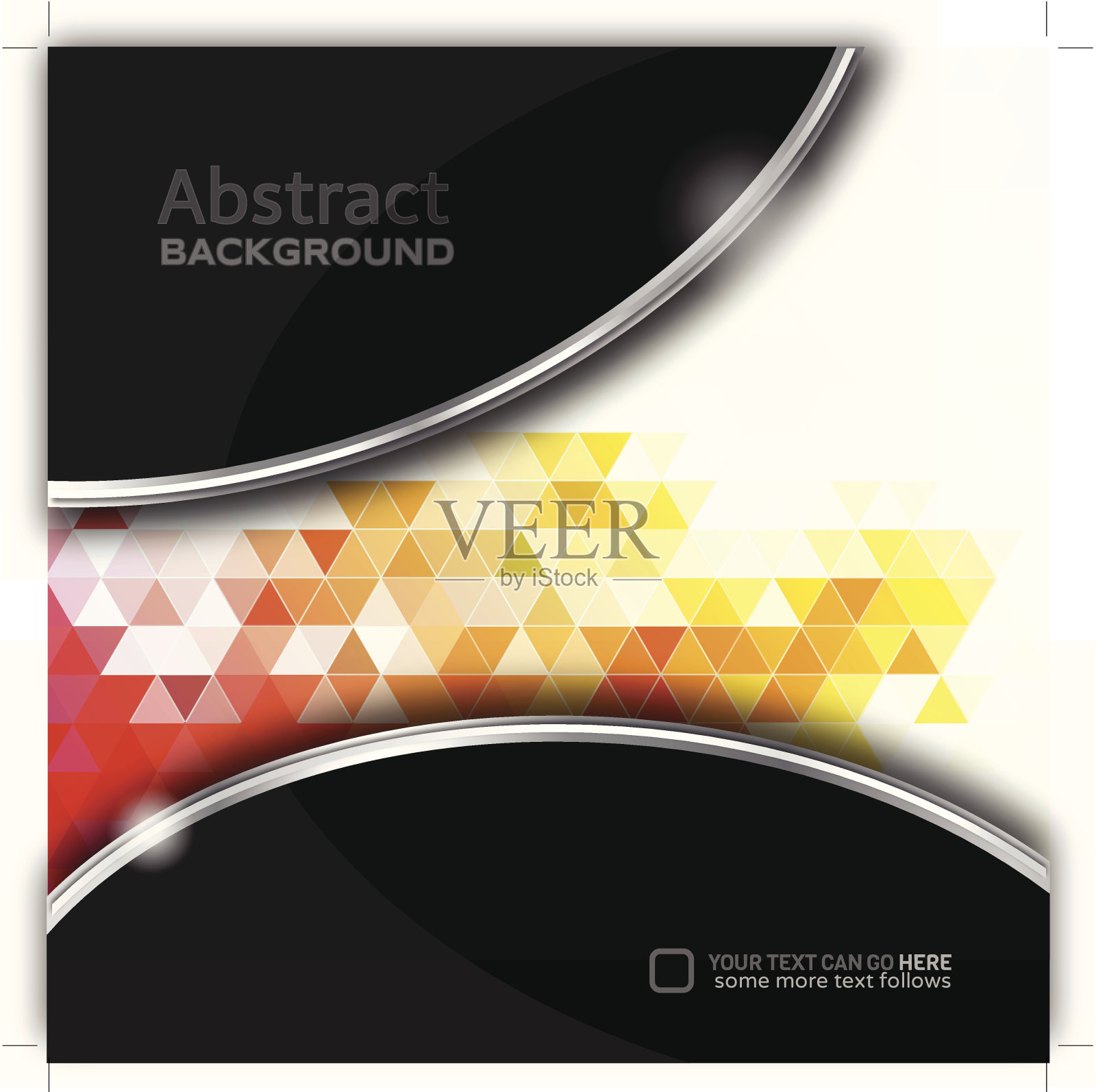 五彩缤纷的马赛克背景。设计模板素材