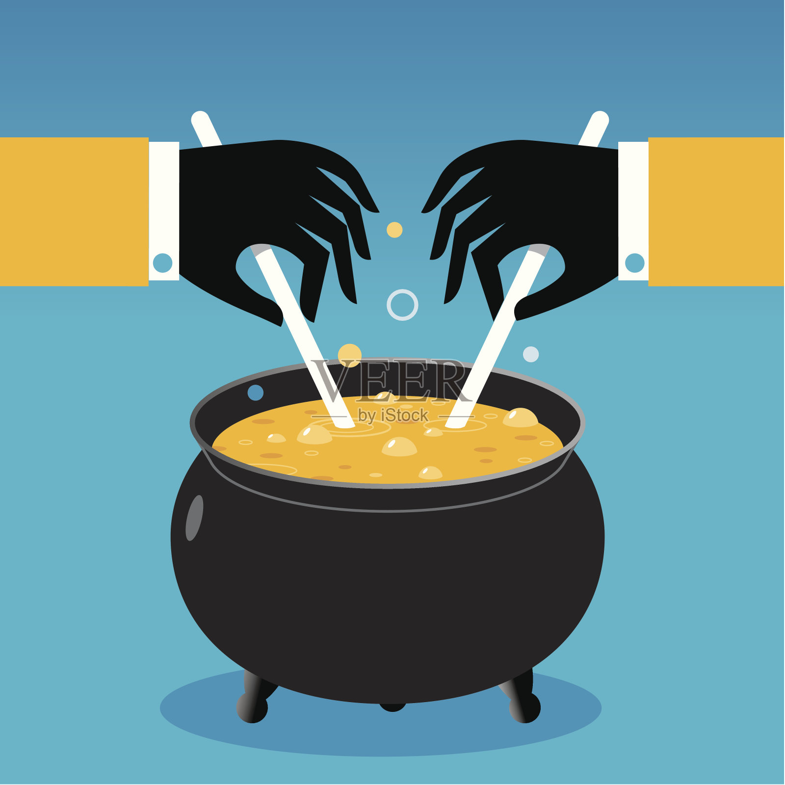 熔炉插画图片素材