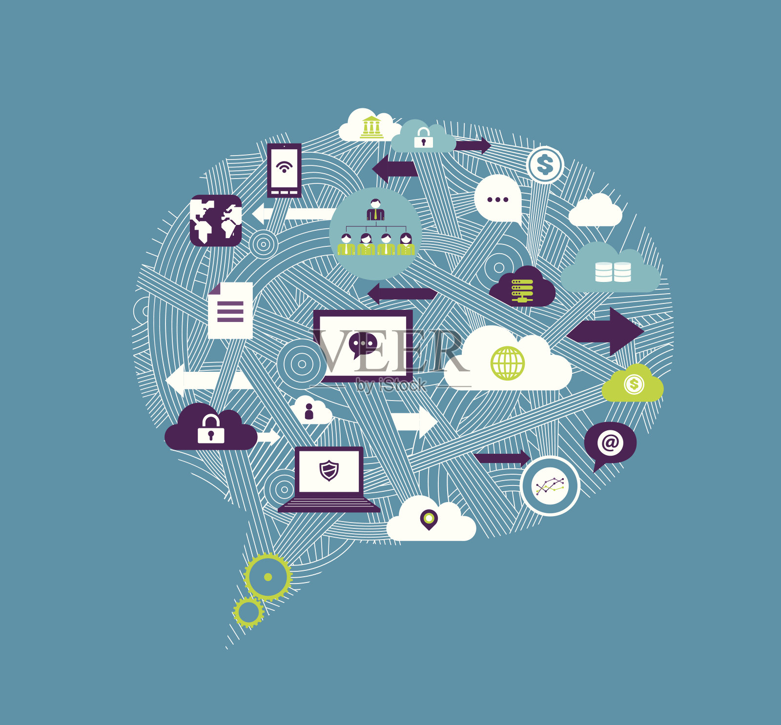 沟通插画图片素材