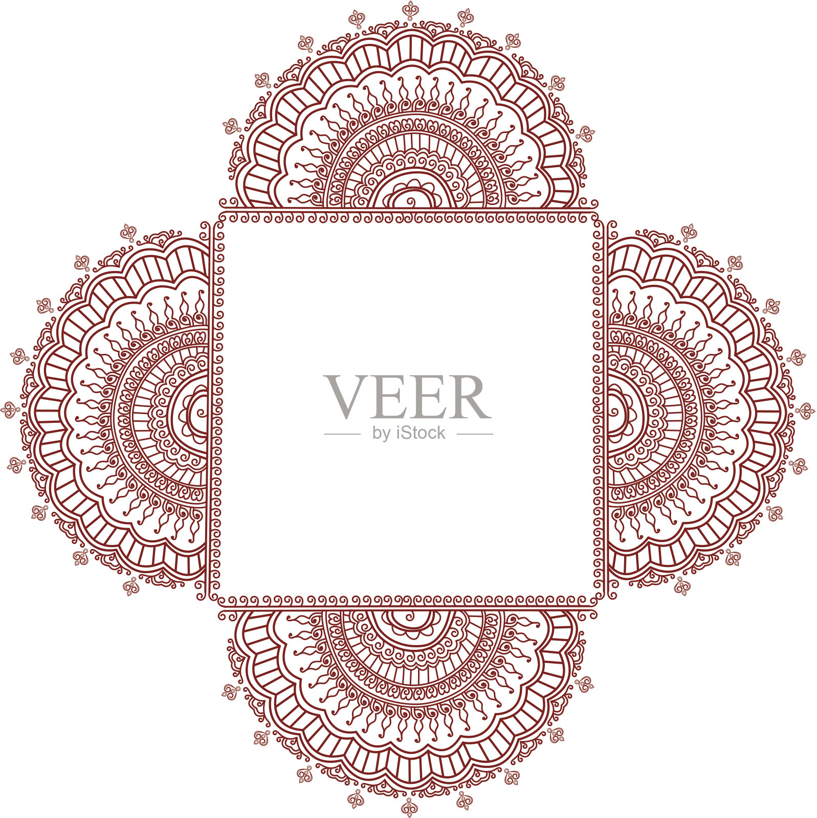 梅汉迪框架插画图片素材