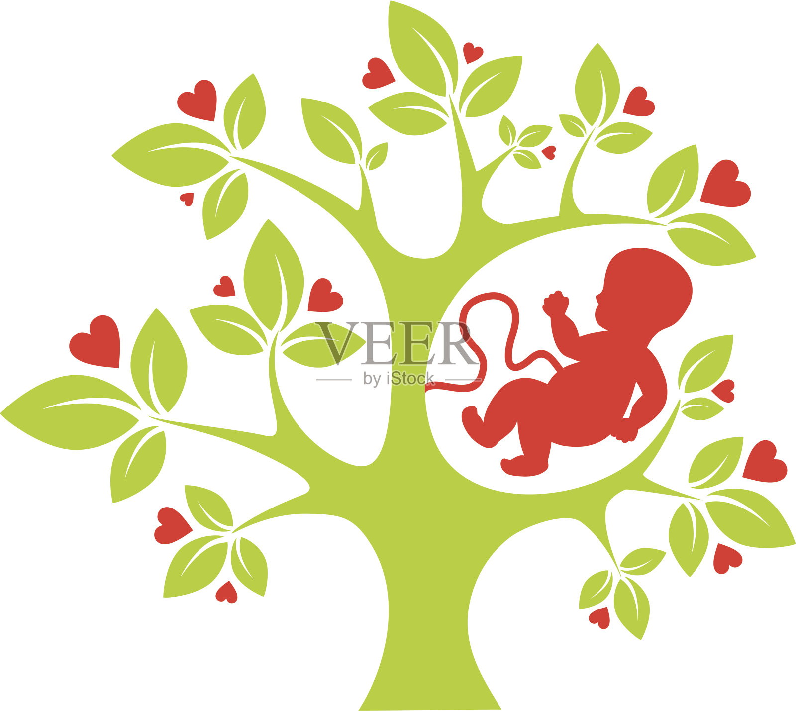 生命之树插画图片素材