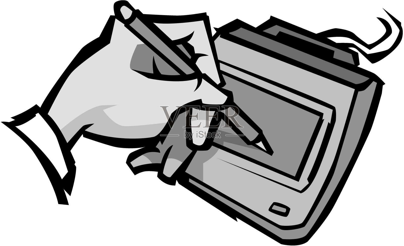 签署签名垫插画图片素材