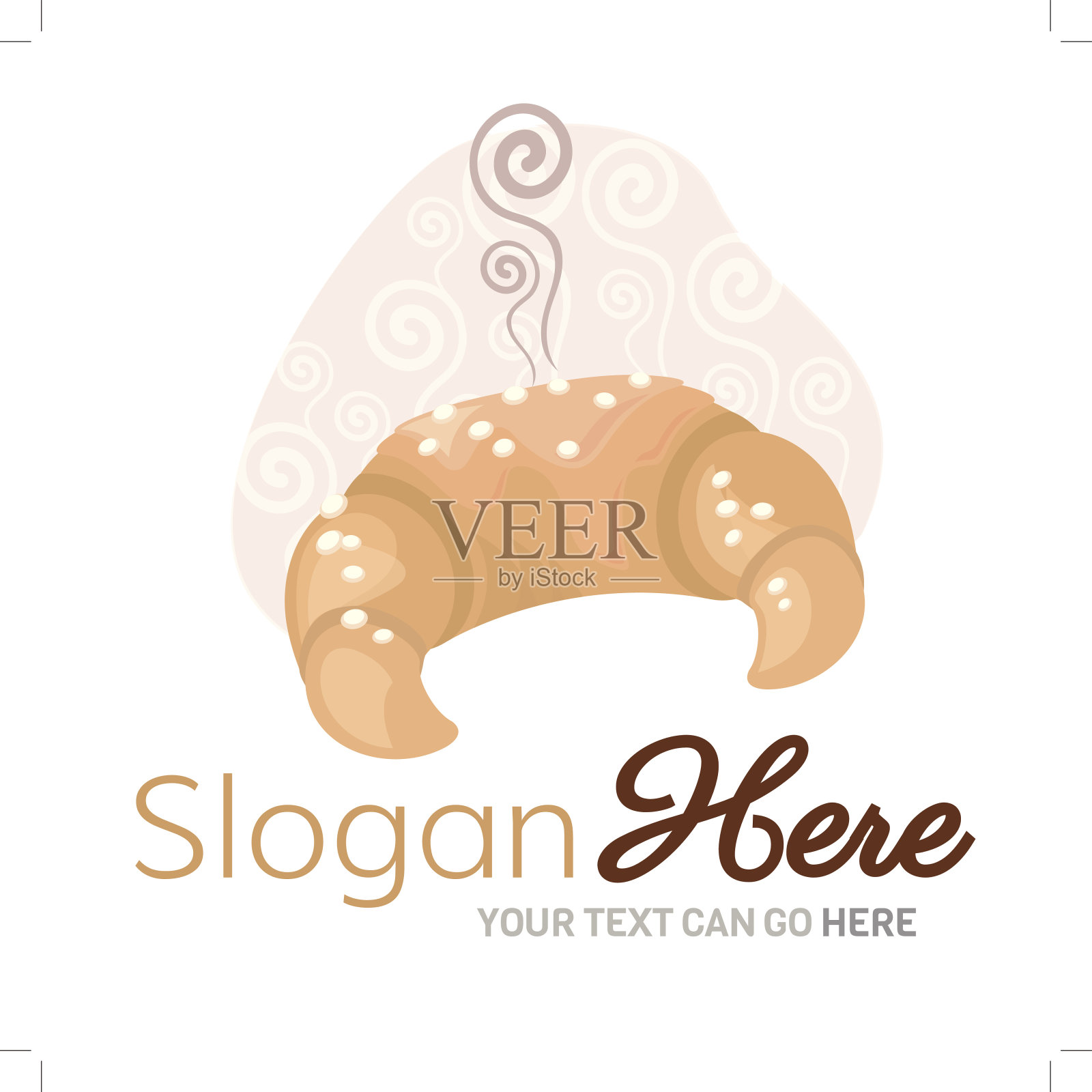 新月插画图片素材