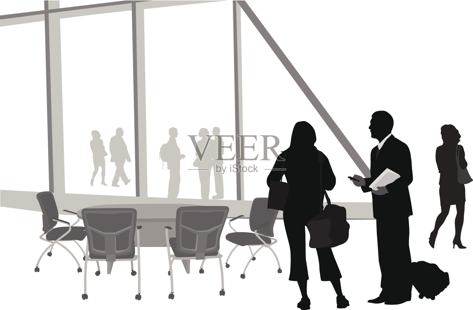 推销商品的言辞插画图片素材