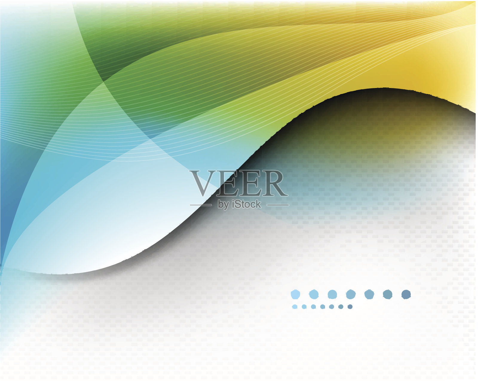 一个彩色背景的样本模板插画图片素材