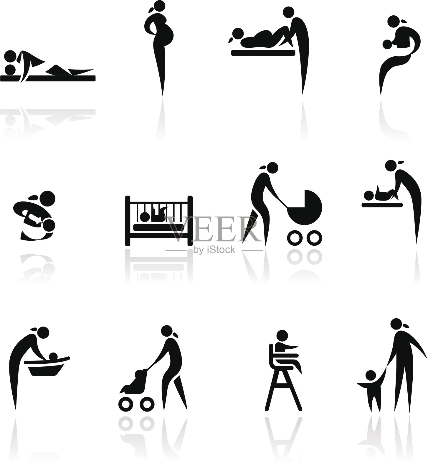 新生活插画图片素材