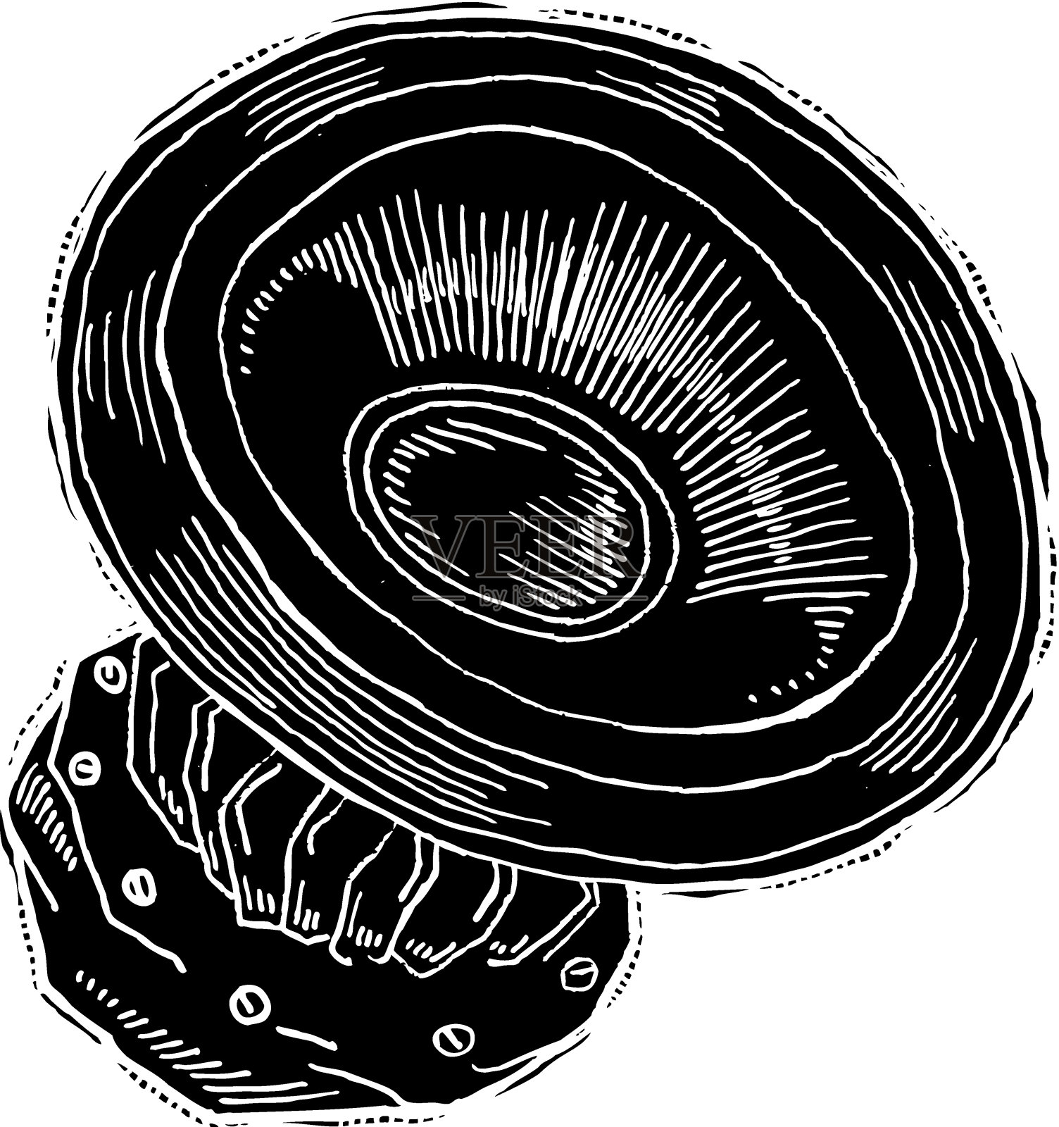 演讲者逆向油墨设计元素图片