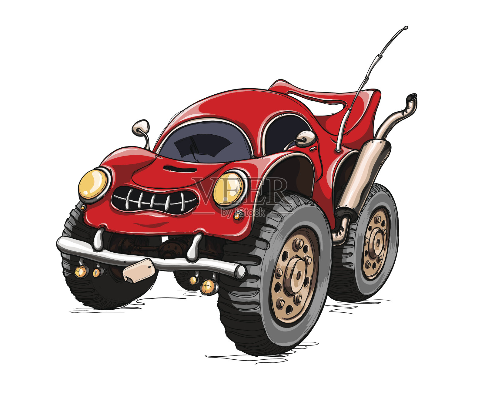 车插画图片素材