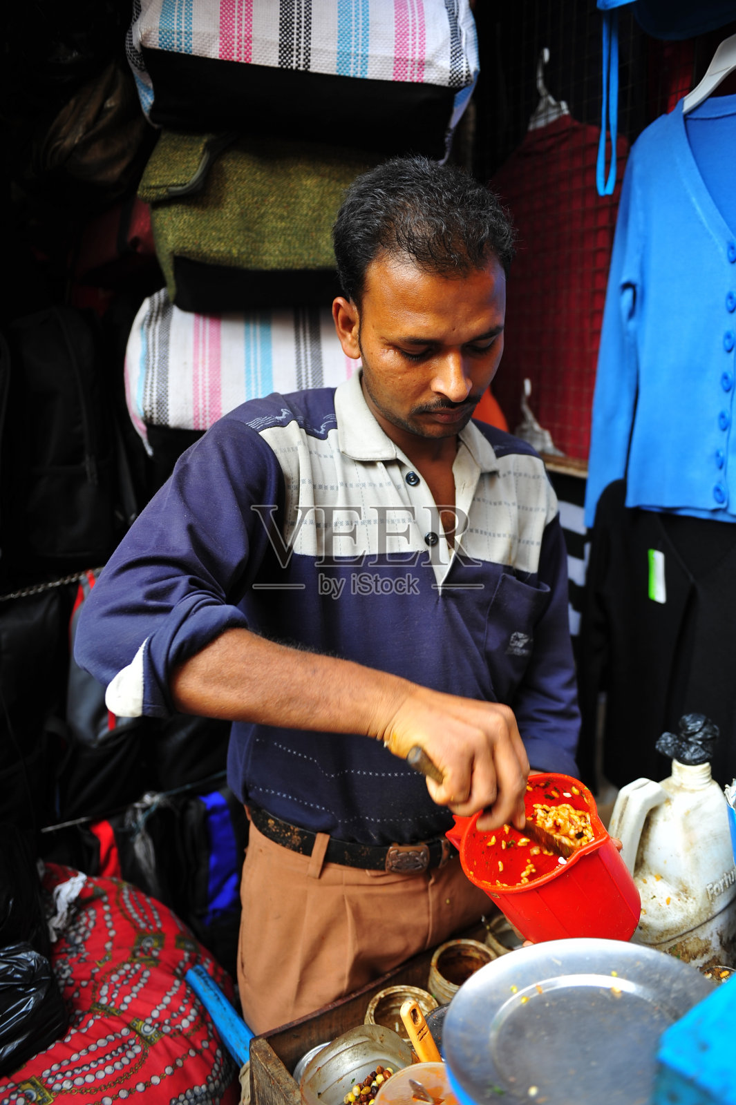 尼泊尔交易员照片摄影图片