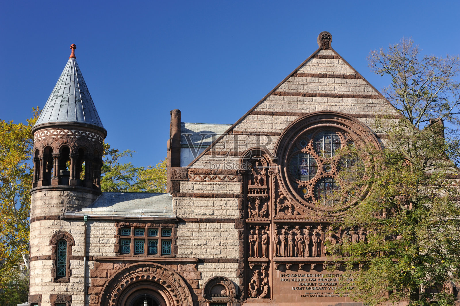 普林斯顿大学的亚历山大大厅照片摄影图片