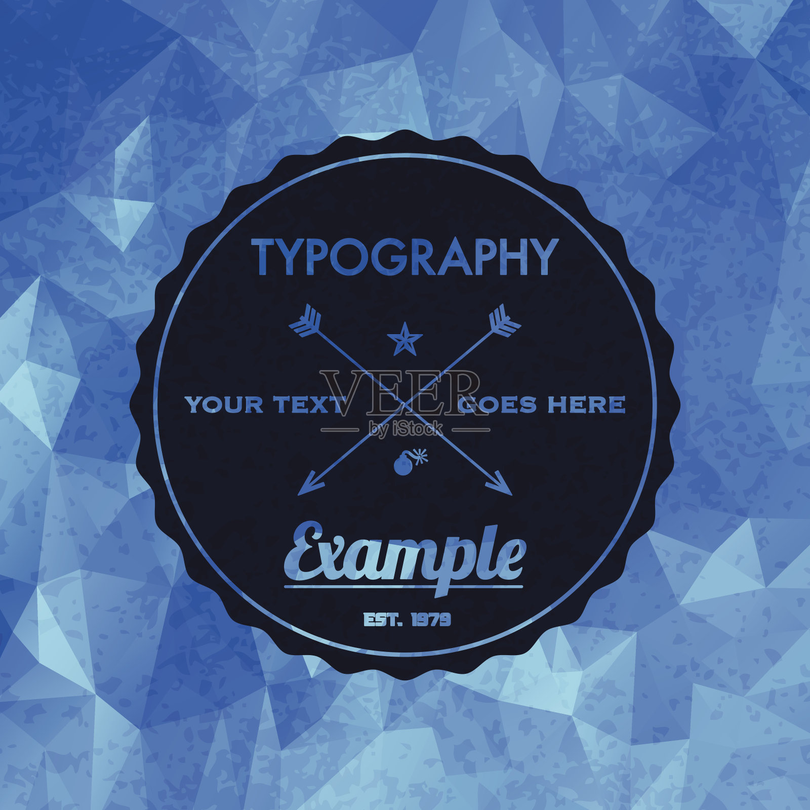 时尚面抽象几何潮人背景插画图片素材