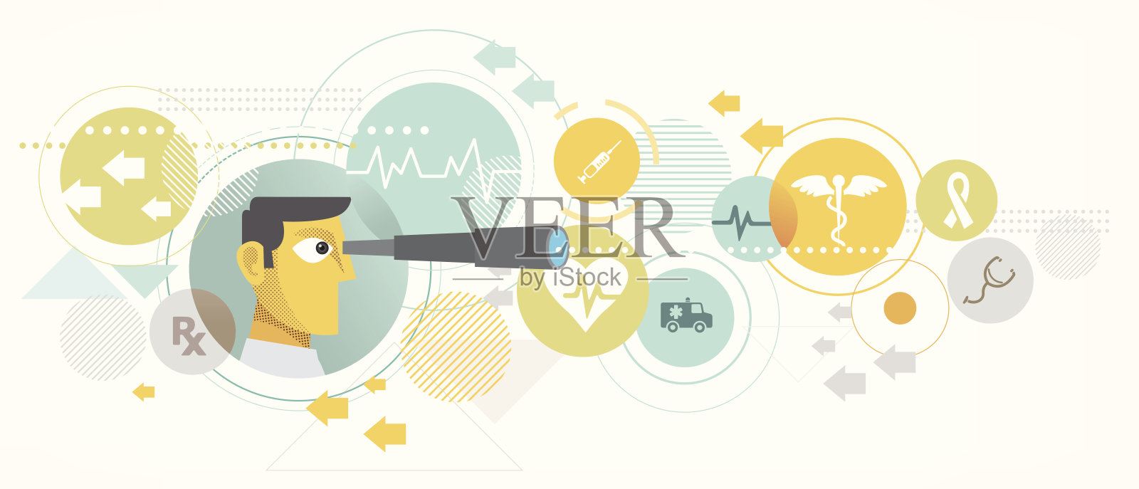 寻找最好的医疗服务插画图片素材