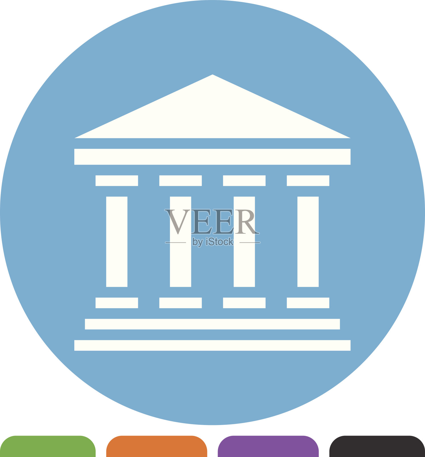 银行图标图标素材