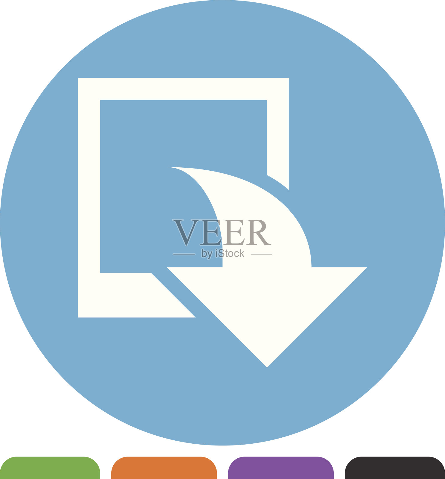 照片下载图标图标素材