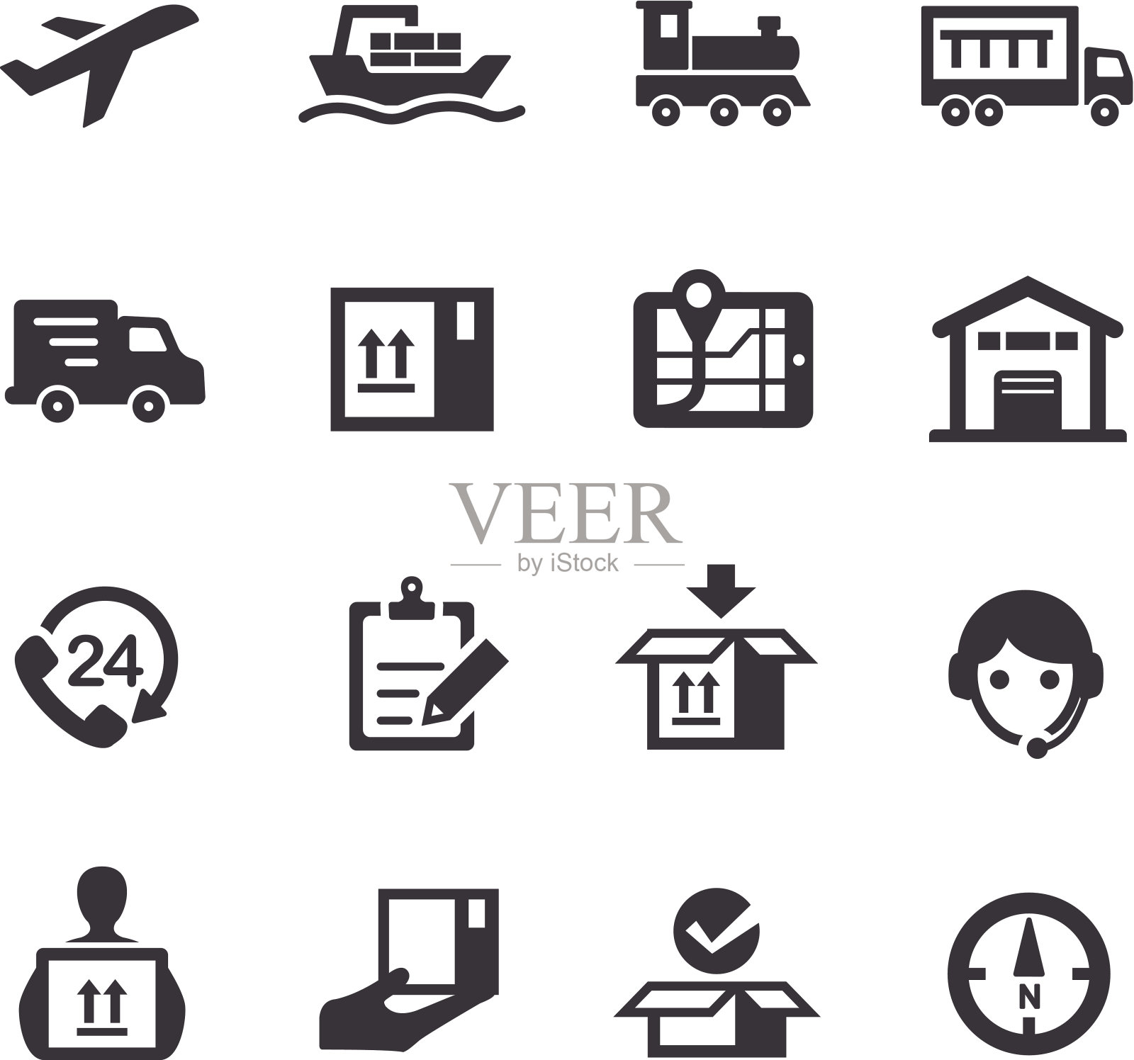 物流和航运图标- Acme系列图标素材