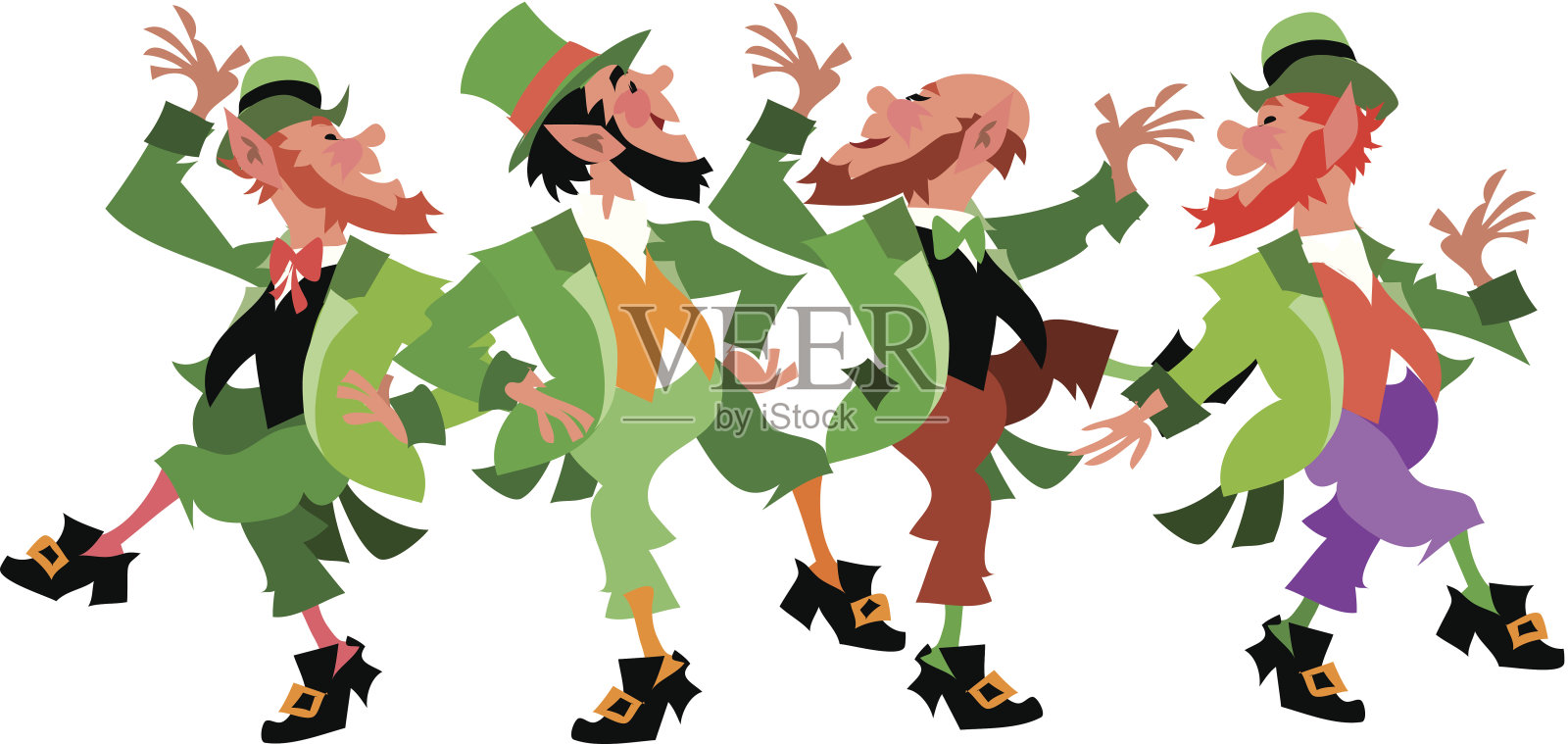 小妖精C跳舞设计元素图片