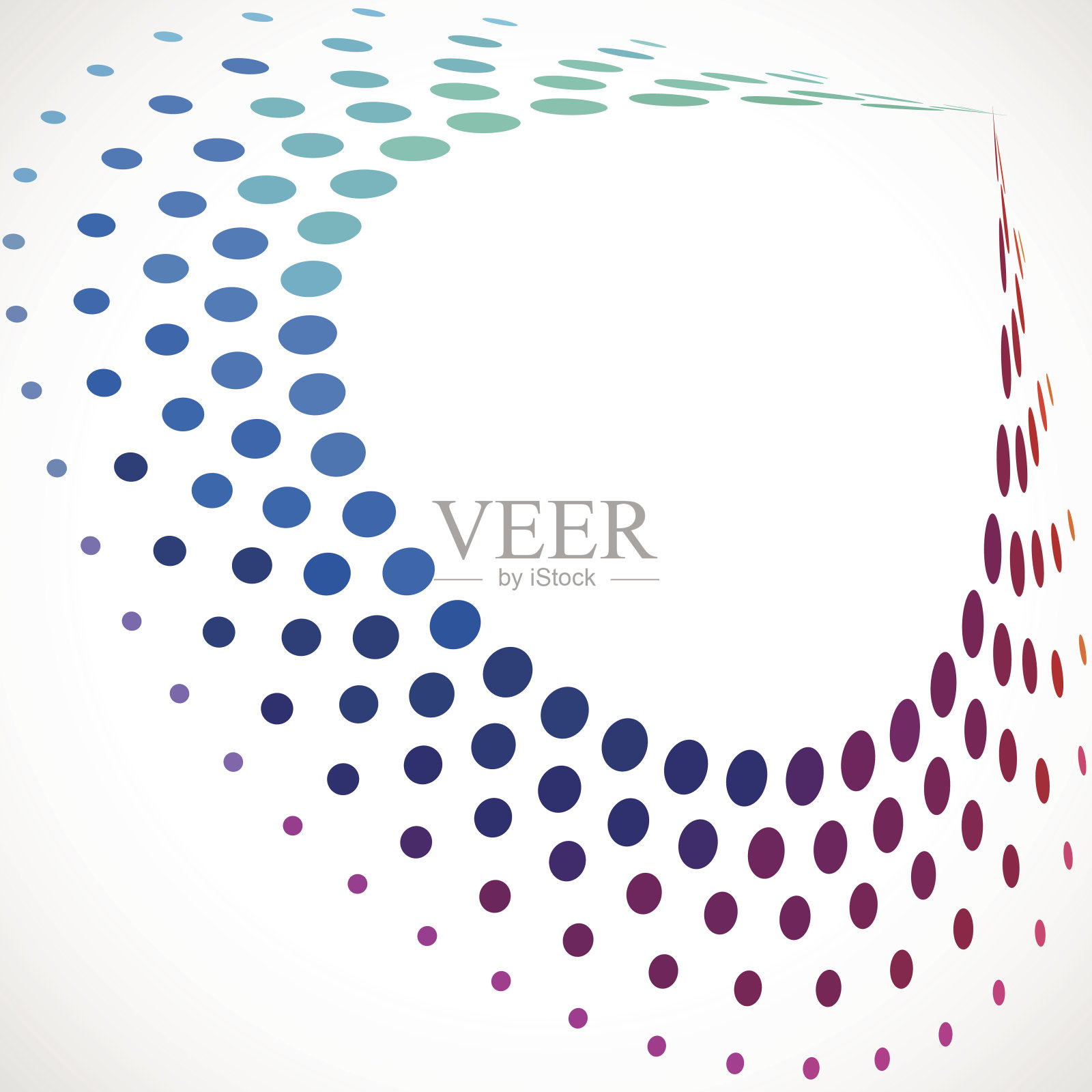 抽象多彩的圆点装饰图案设计元素插画图片素材