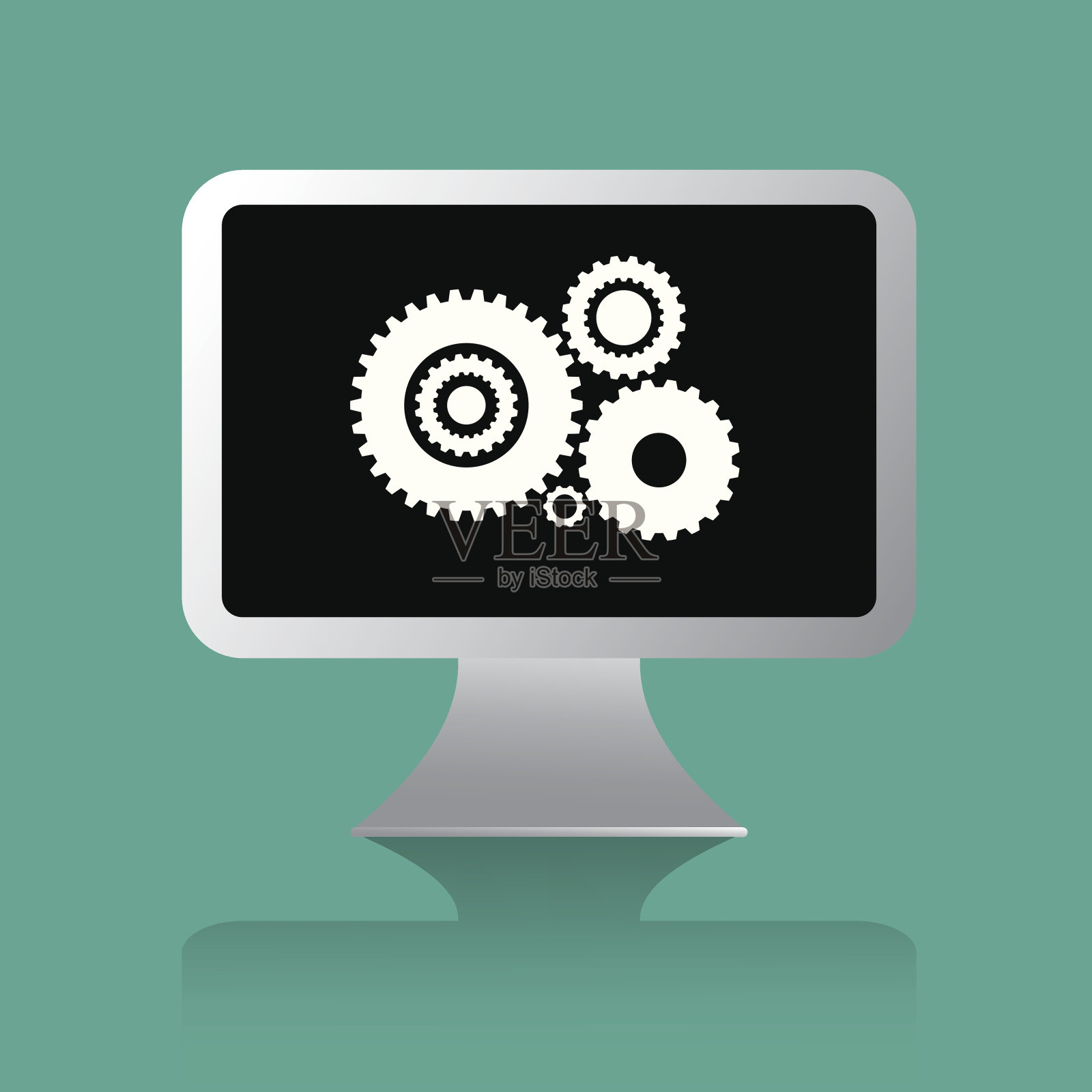 计算机抽象插画图片素材