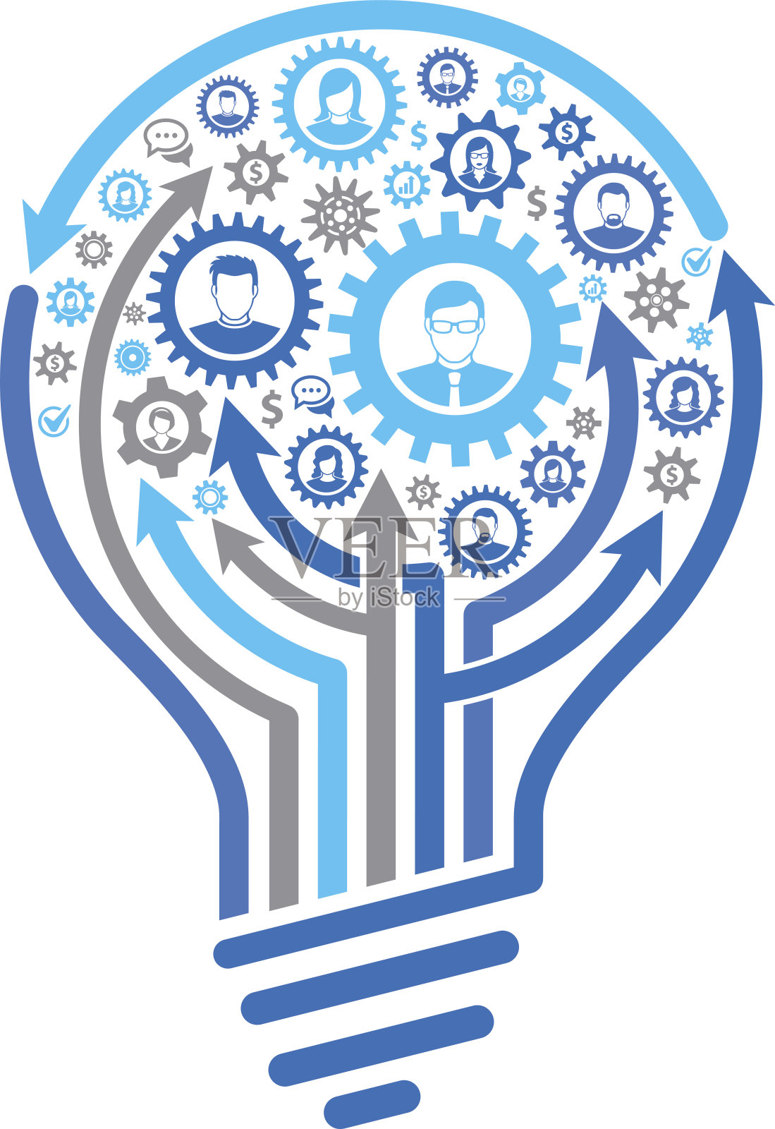 沟通的概念插画图片素材